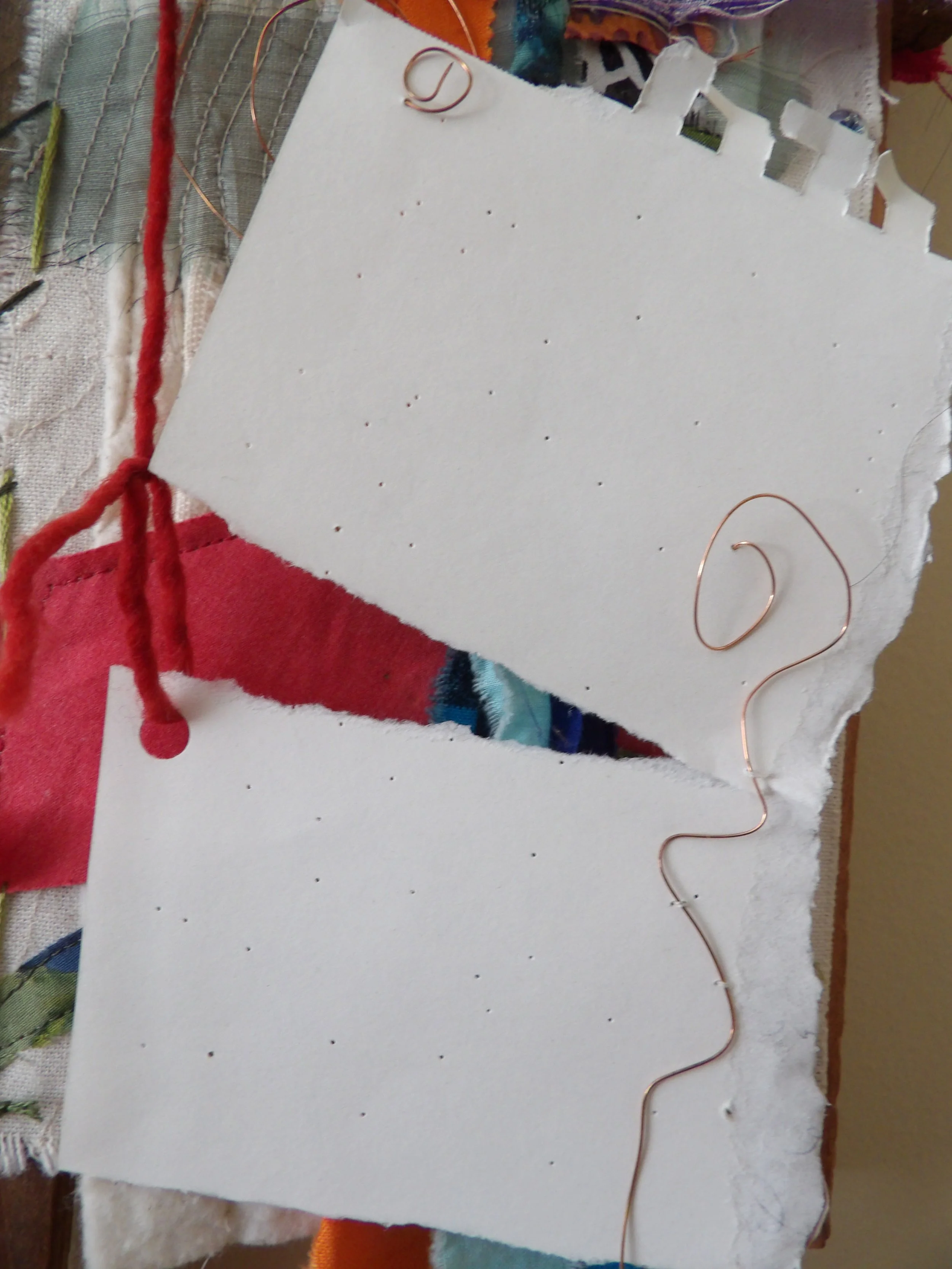 Constellation paper with Copper Wire (detail)