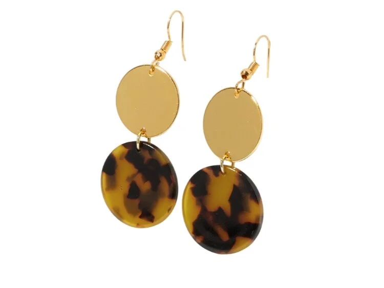 Shein Print Earrings 