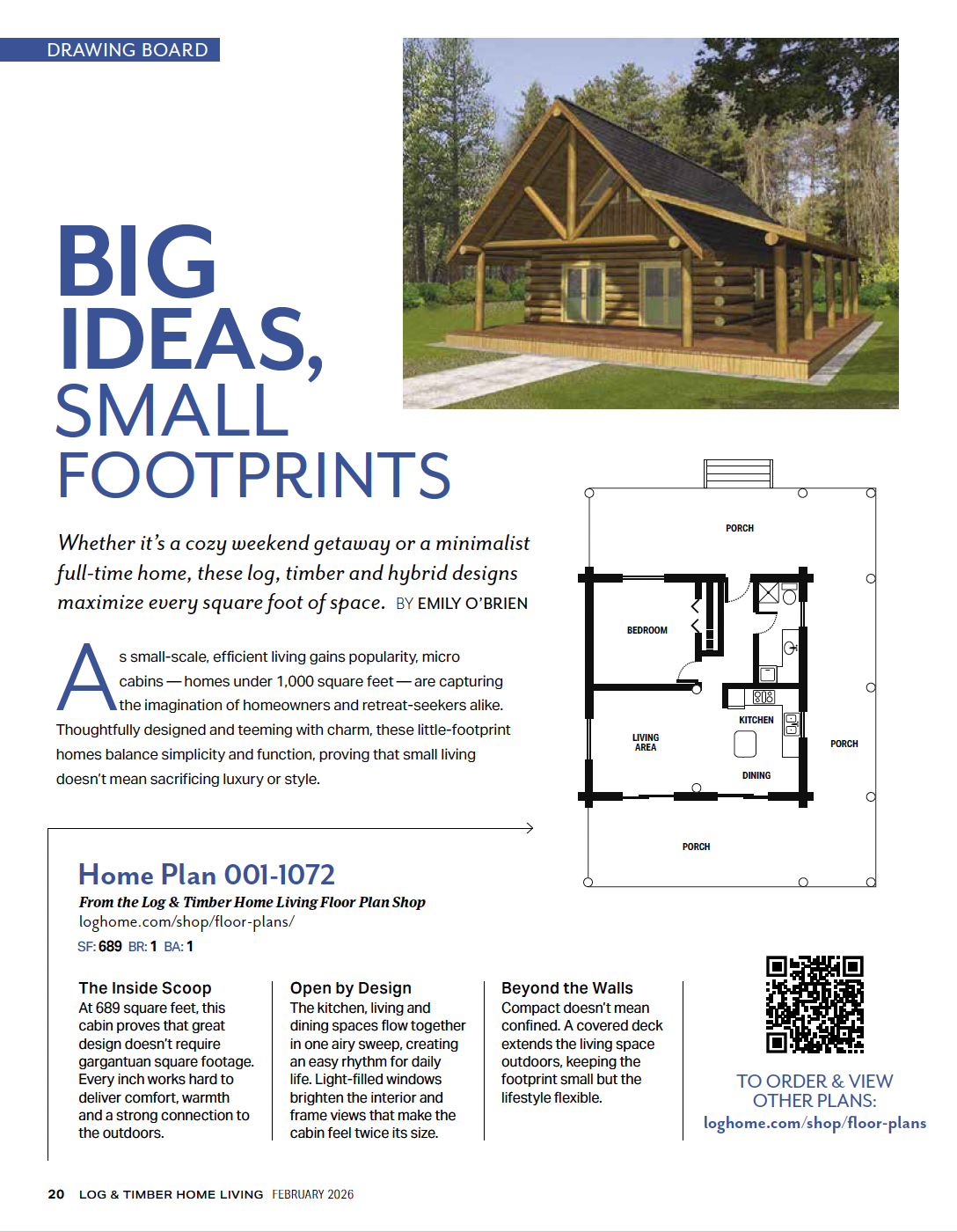 Log Home Timber Living Magazine
