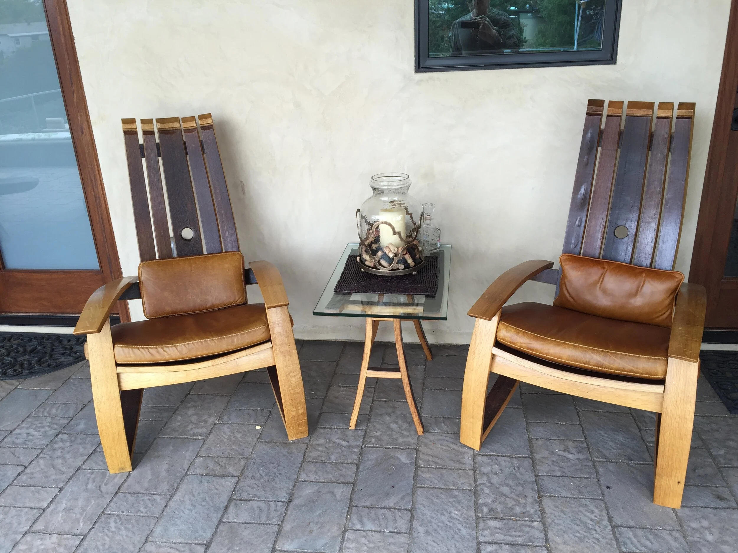 Custom Wine Barrel Chairs 