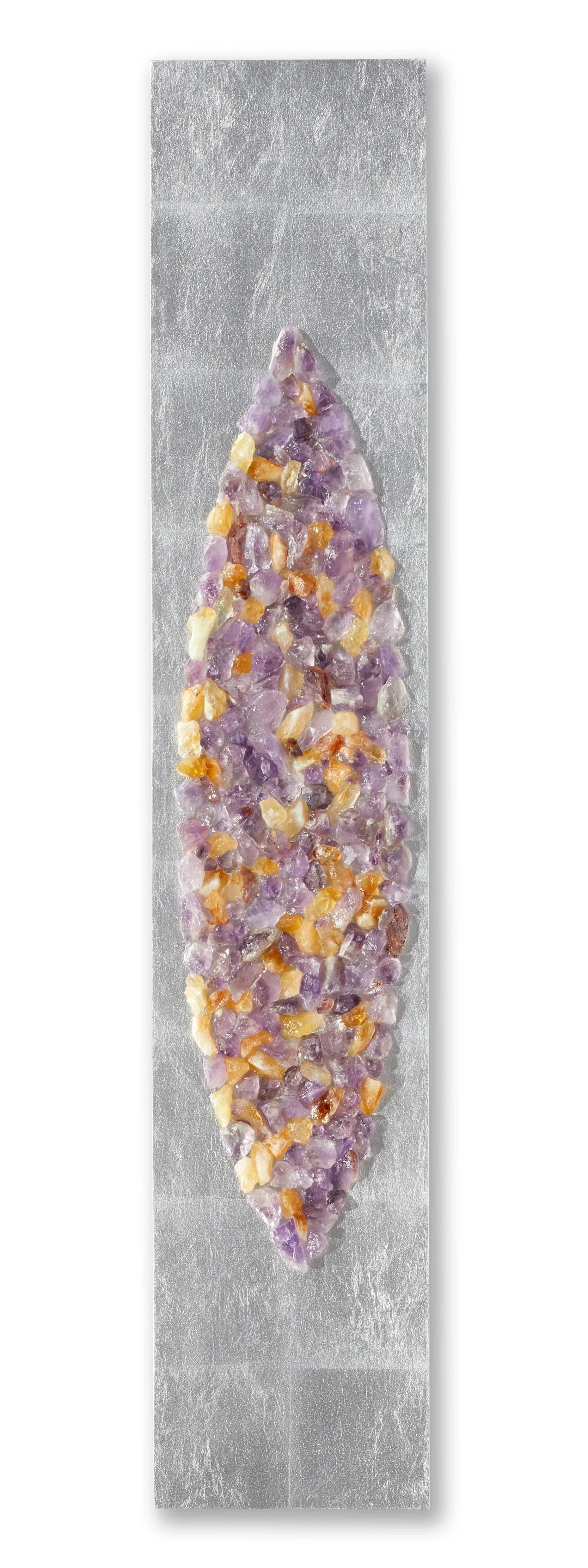 Sattva amethyst Mandorla wall sculpture