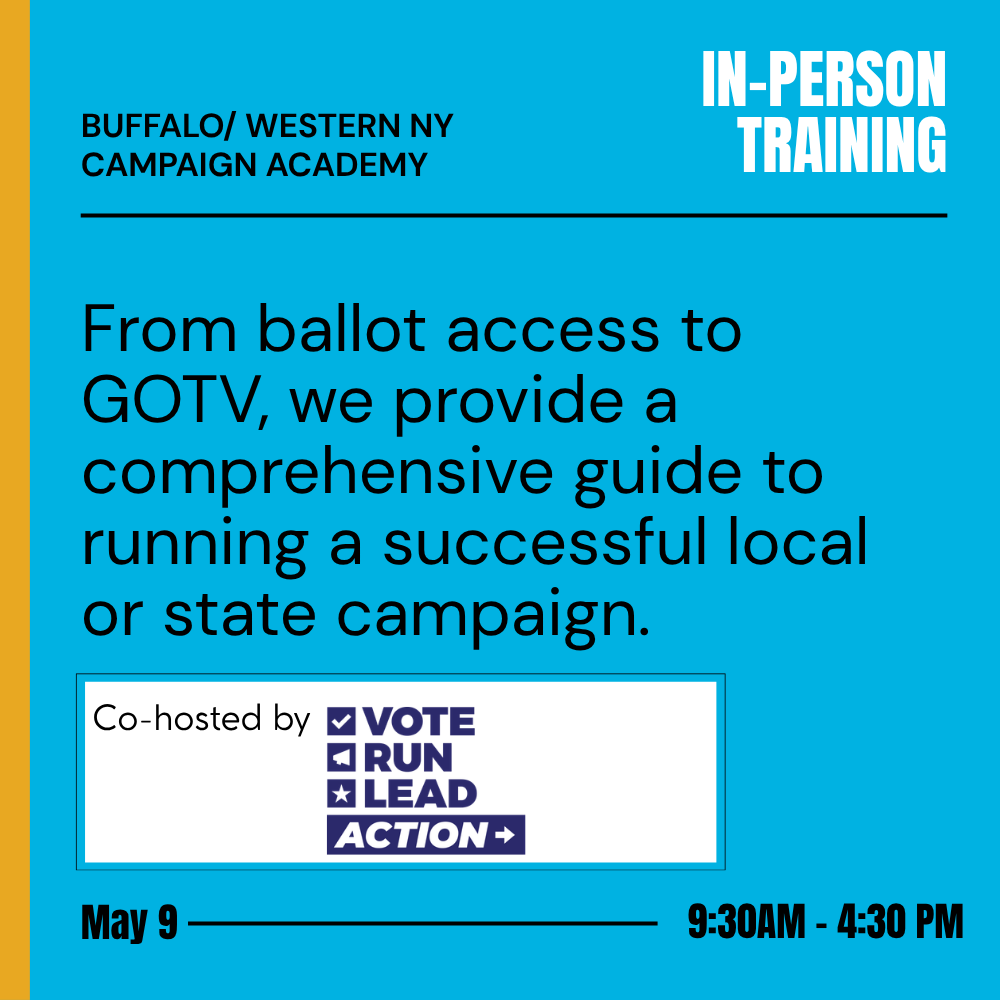 Buffalo/Western NY In-Person Campaign Academy 