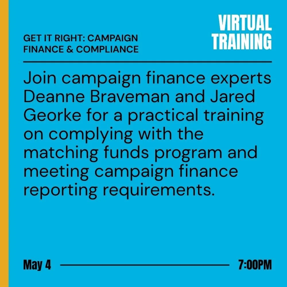 Get it Right: Campaign Finance &amp; Compliance