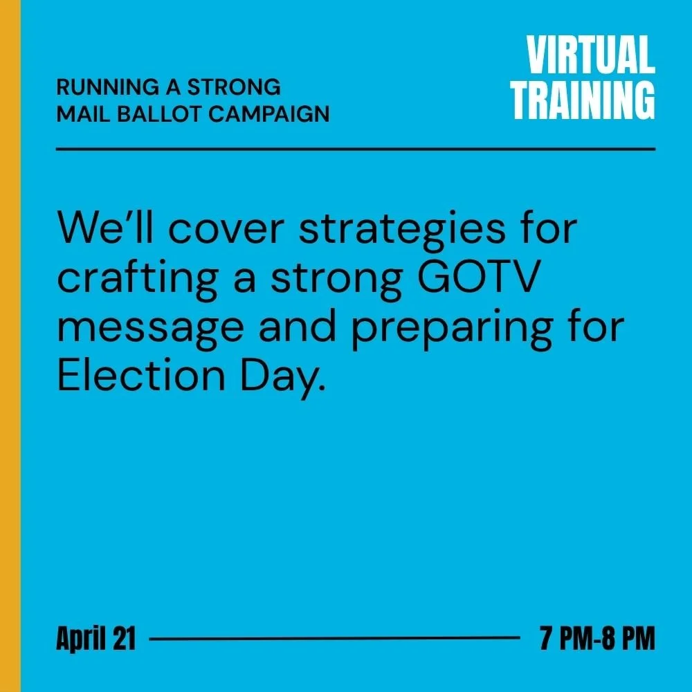 Running a Strong Mail Ballot Campaign