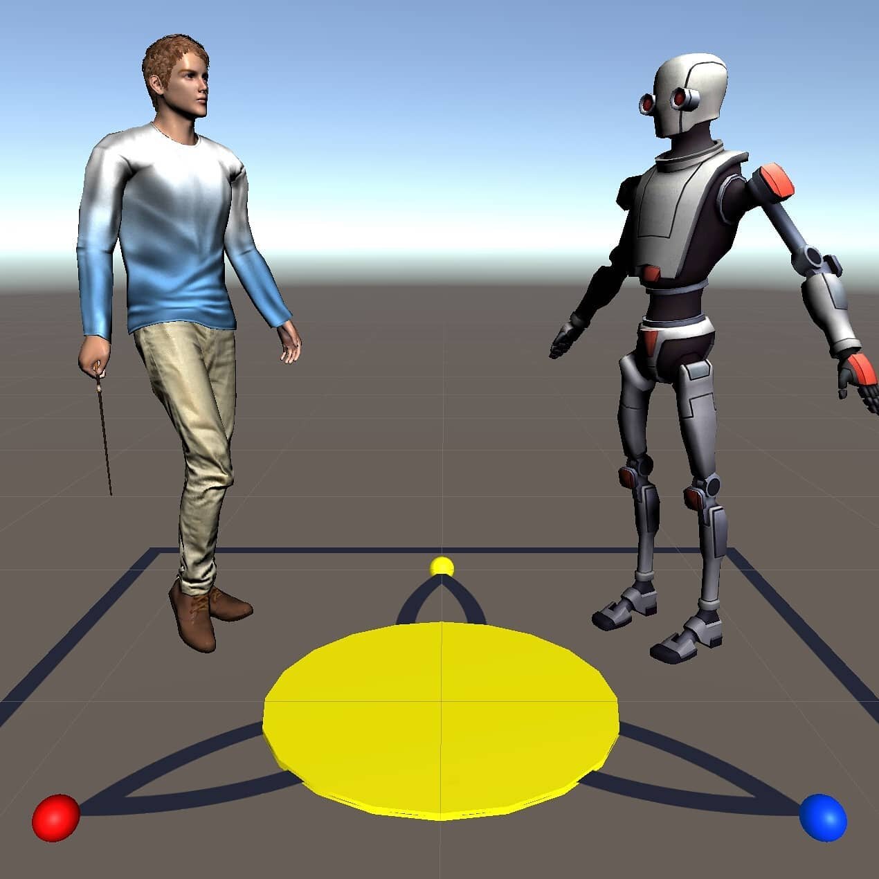Well, this is what happens when I'm in isolation too long. Suddenly I've build a video game where gay wizards fight evil robots with their husky companion. #Quarintine #instagay #unity3d