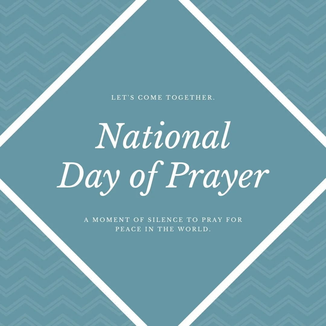 Today is the National Day of Prayer. What are some things we can do to pray for you? 
Take some time to pray today for your city, county, state, and national officials. Take some time to pray for your schools and your community. Take some time to pr