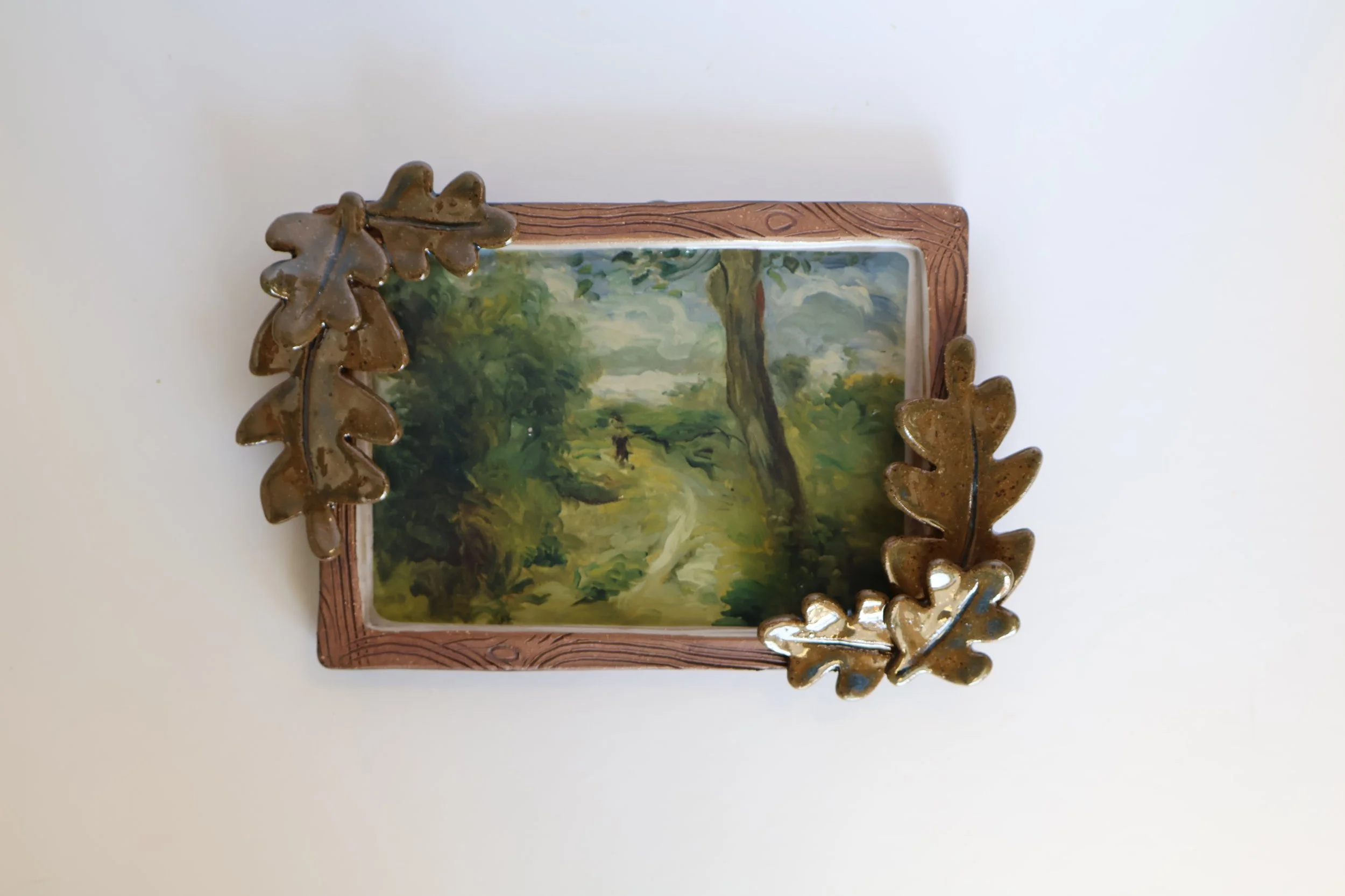 "Landscape Between Storms" Ceramic Frame