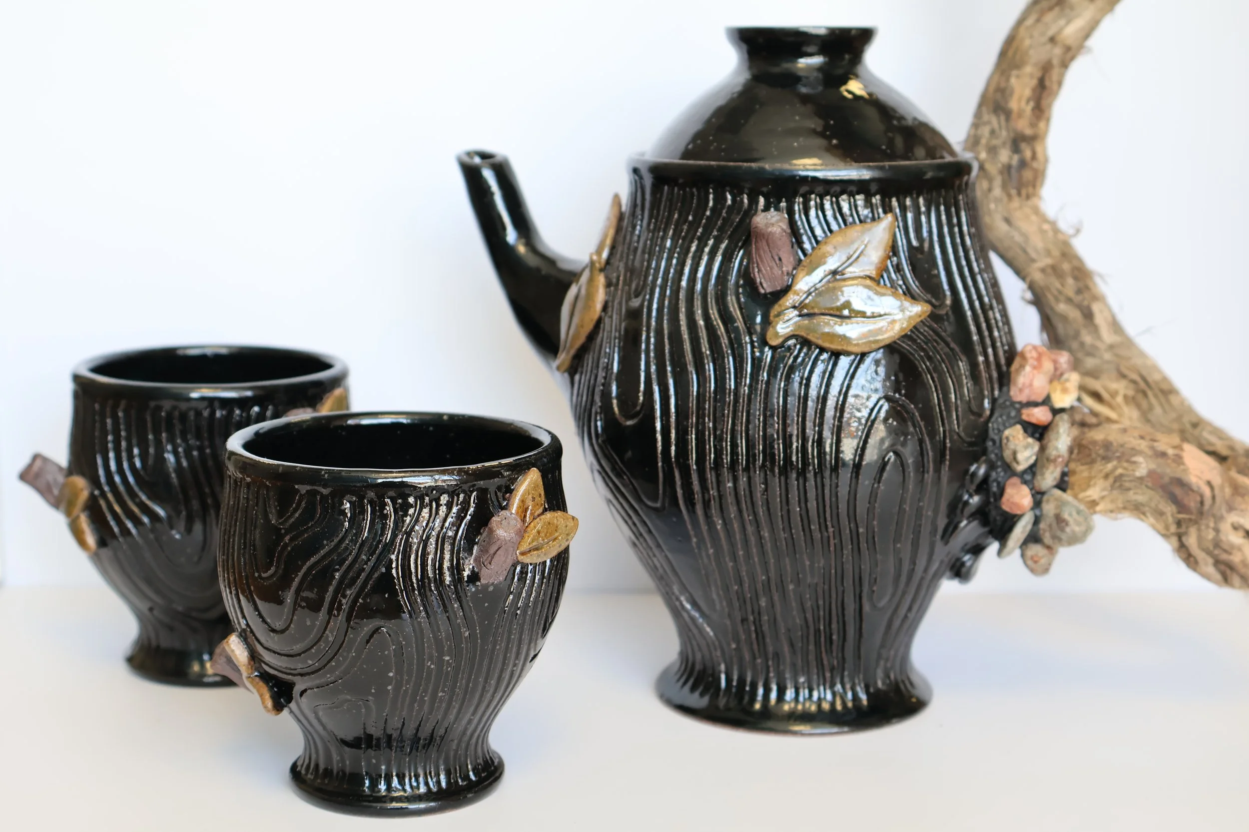 Raven Teapot Set