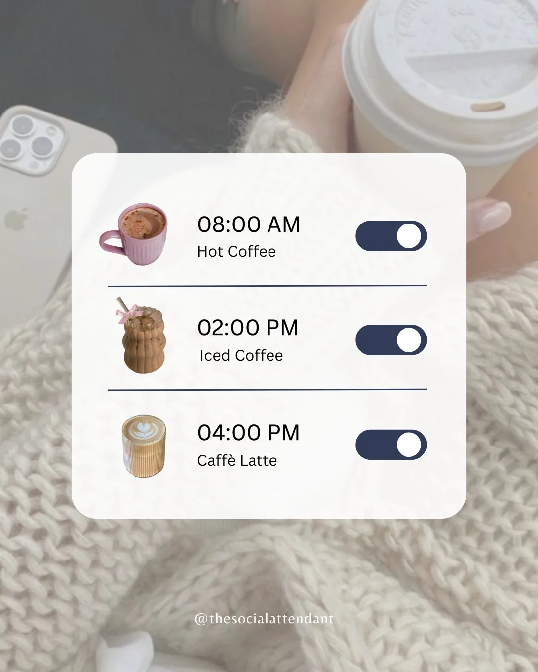 ☕️ Be honest&hellip; how many coffees are we running on today?

Some people start the day with one cup and call it good.
Others (aka, me) are like:
Hot coffee to start.
Iced coffee by 2pm.
Maybe a latte for moral support.
And a chai if the inbox gets
