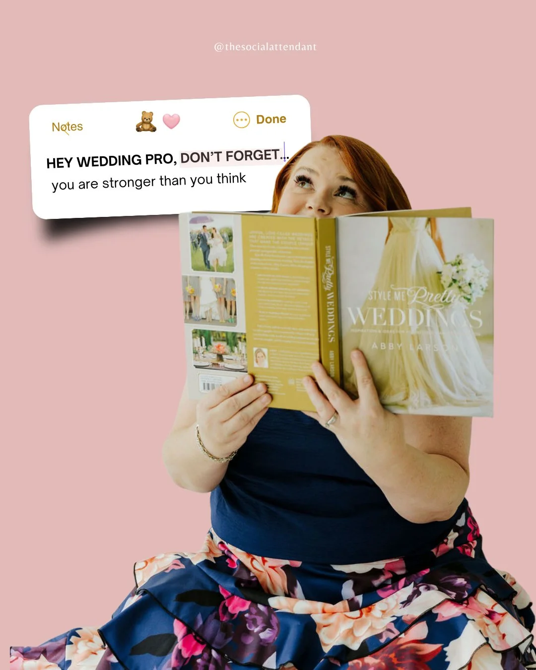 Hey Wedding Pro &mdash; don&rsquo;t forget&hellip;
You are so much stronger than you think. 💫

You&rsquo;ve handled back-to-back weddings, late-night edits, inbox chaos, and client curveballs &mdash; and you&rsquo;re still showing up with heart (and