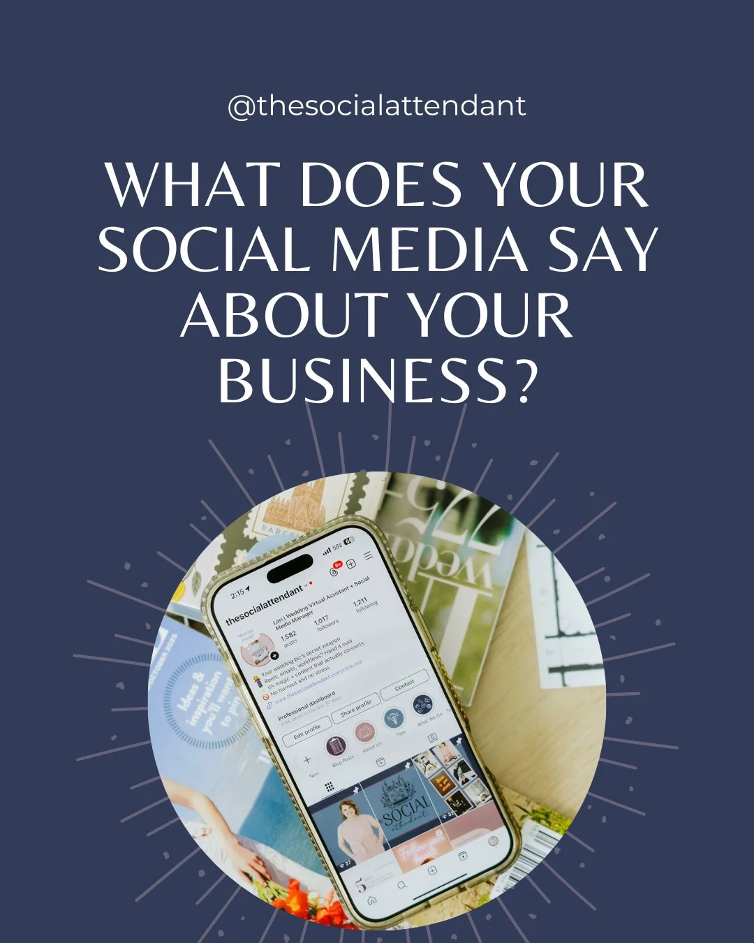 🚨 Real talk, wedding pros &mdash; what do your social media accounts say about your business? 👀

Are they showing off your creativity, consistency, and professionalism?
Or are they giving &ldquo;I&rsquo;ve been too busy to post since wedding season
