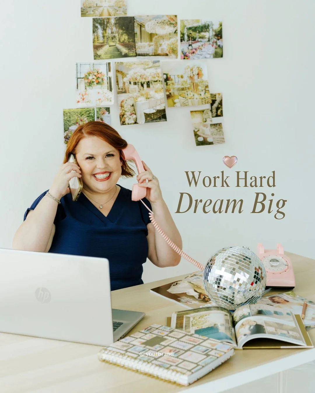 &ldquo;Work hard, dream big&rdquo; hits different when you&rsquo;re a wedding creative building a business that refuses to play small.

Because here&rsquo;s the truth: the growth you want isn&rsquo;t waiting for the perfect moment&hellip; it&rsquo;s 