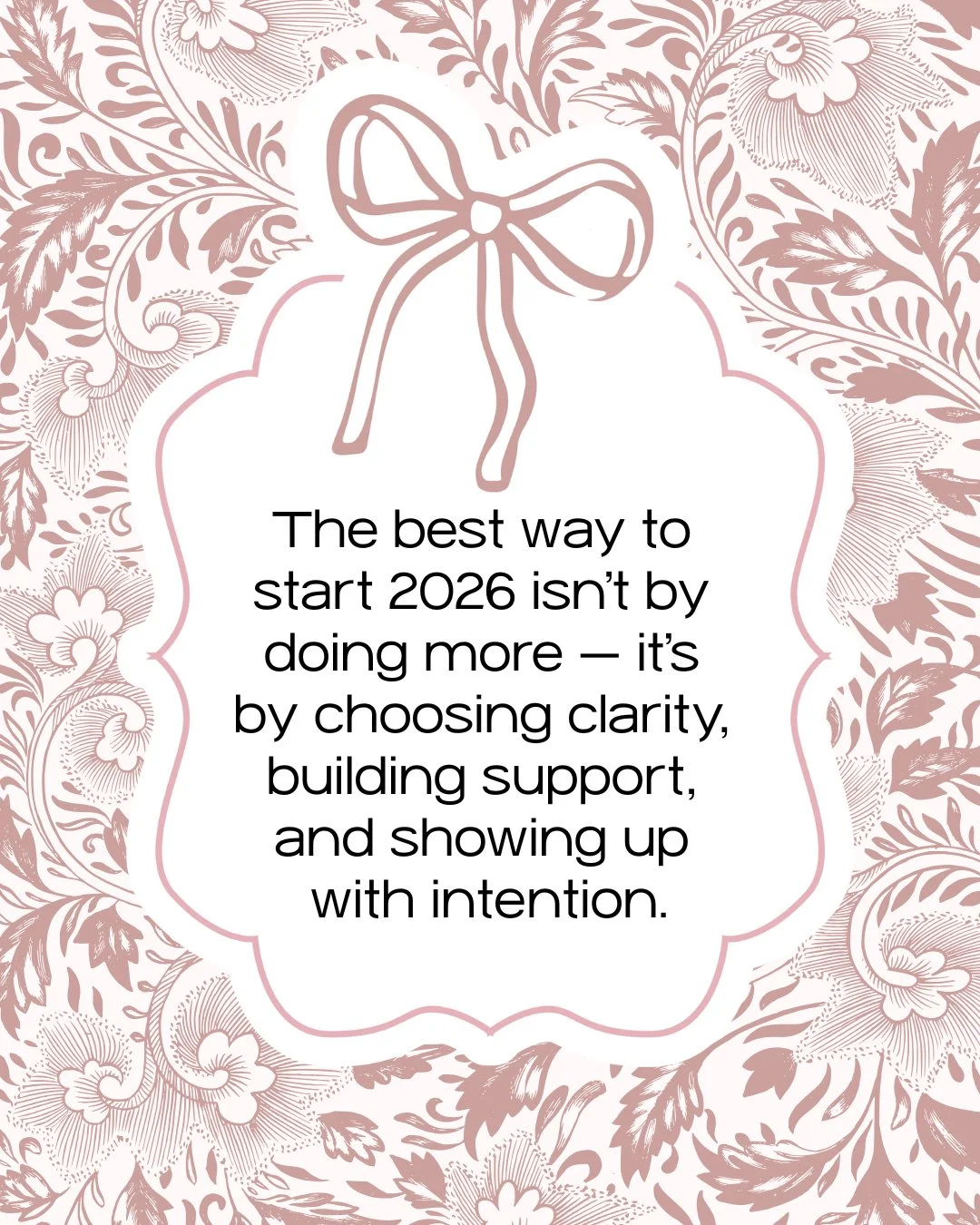 ✨ Let this be your reminder as we step into 2026: you don&rsquo;t need more hustle &mdash; you need more intention.

The strongest wedding businesses aren&rsquo;t built on burnout or busywork. They&rsquo;re built on clarity, smart systems, and suppor
