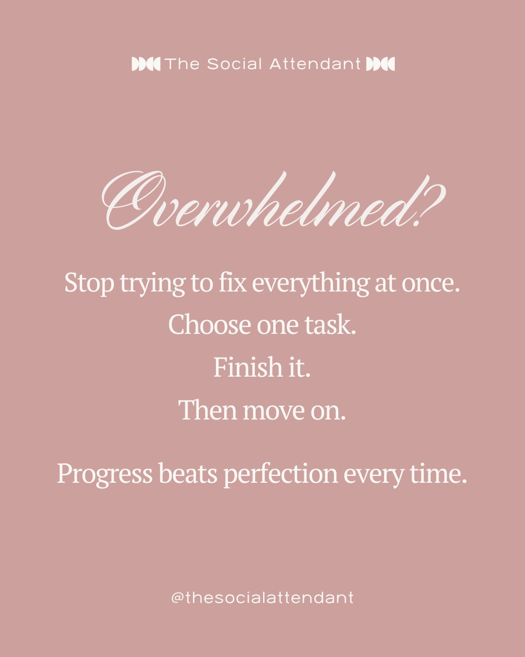 Let&rsquo;s normalize this.

Self-care isn&rsquo;t something you earn after everything is done.
Because let&rsquo;s be real&hellip; everything is never done.

It&rsquo;s something you build into your day on purpose.
Five minutes of quiet.
A walk betw
