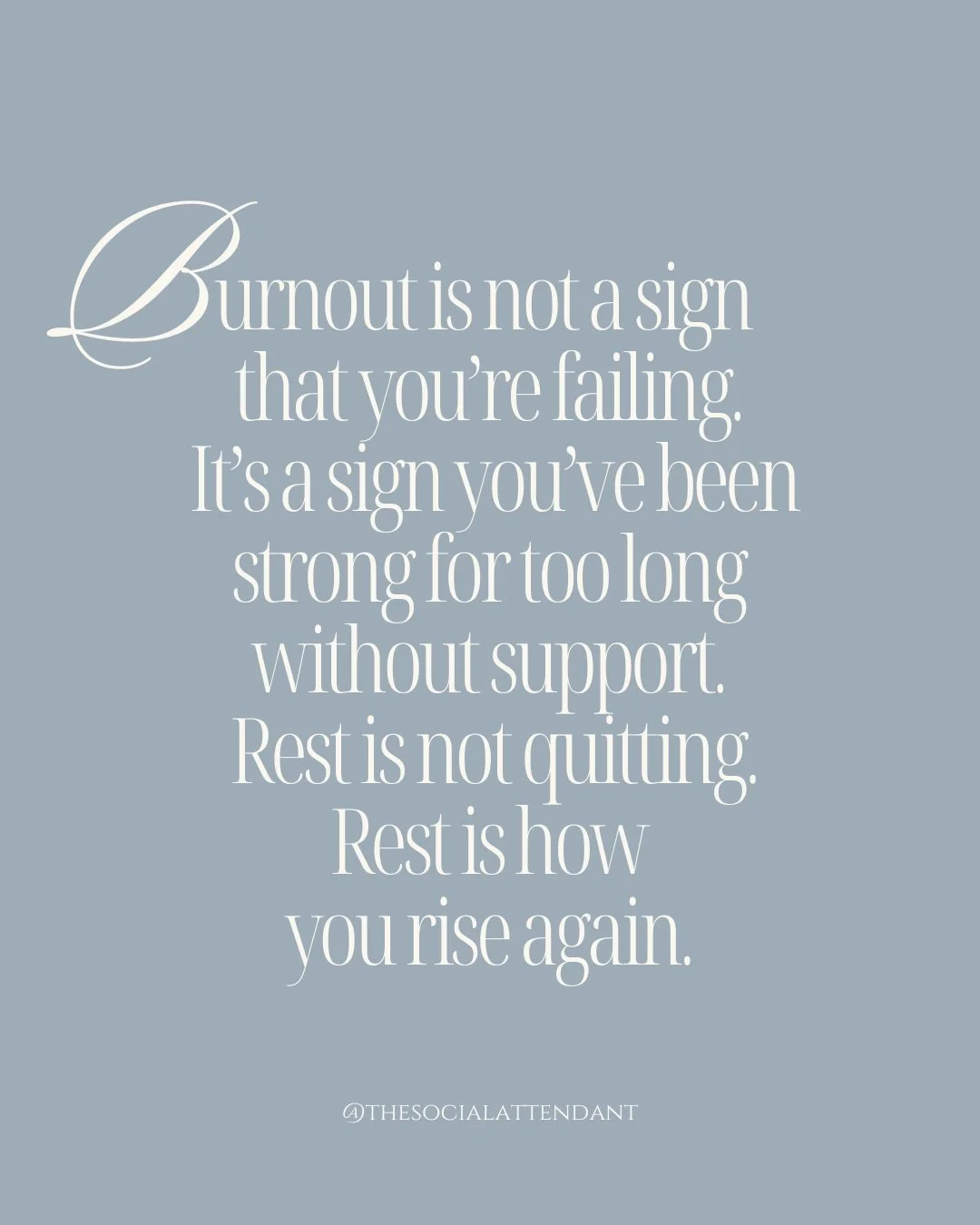 Burnout doesn&rsquo;t mean you&rsquo;re bad at business.

It means you&rsquo;ve been carrying too much alone.

Too many emails.
Too many timelines.
Too much &ldquo;I&rsquo;ll just handle it.&rdquo;

You pour into everyone else.

But who&rsquo;s suppo
