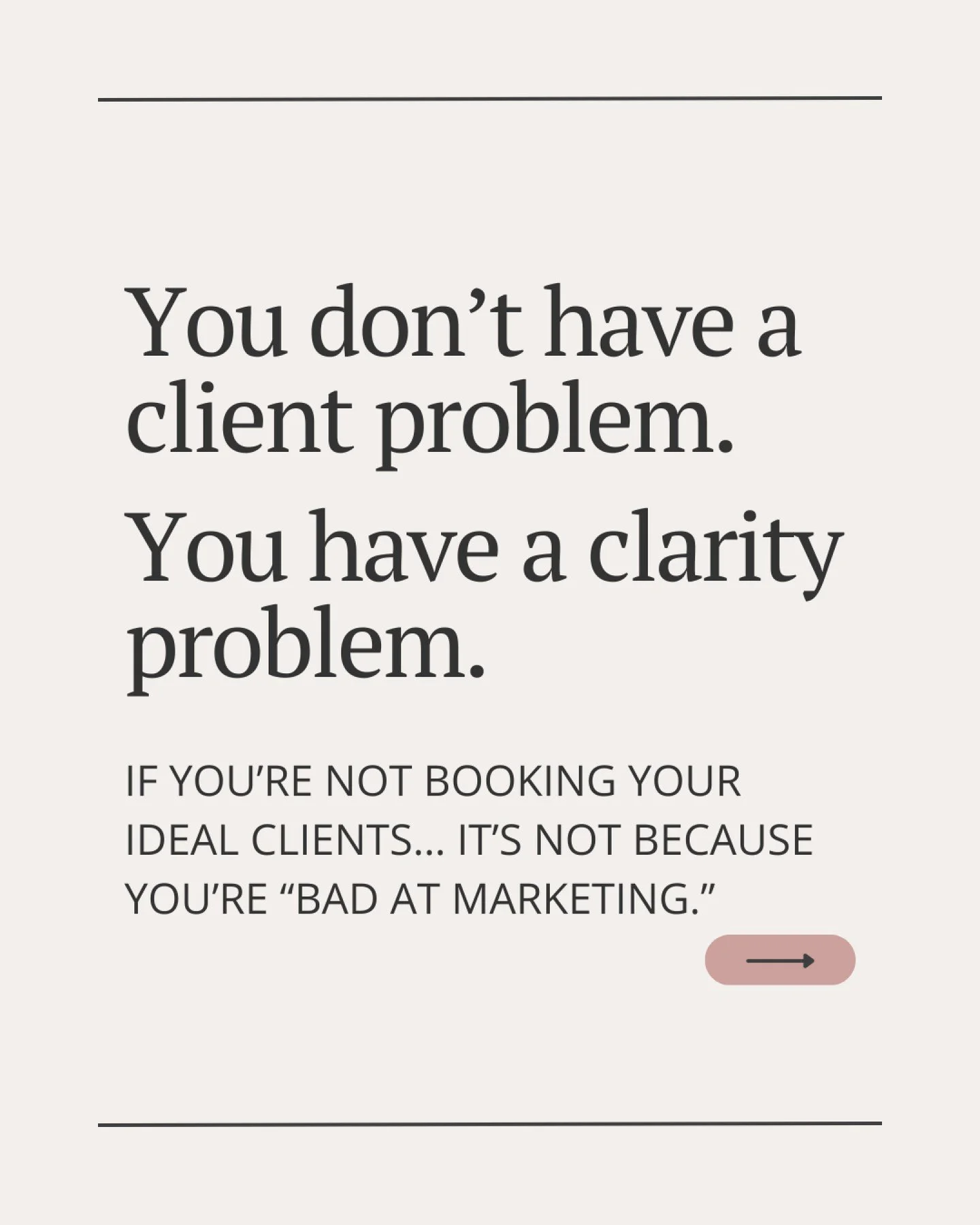 Booking ideal clients isn&rsquo;t about luck.

It&rsquo;s about clarity, positioning, and strategy that actually speaks to the right people.

If you&rsquo;re tired of working nonstop but not growing, it might be time to refine your message.

Wedding 