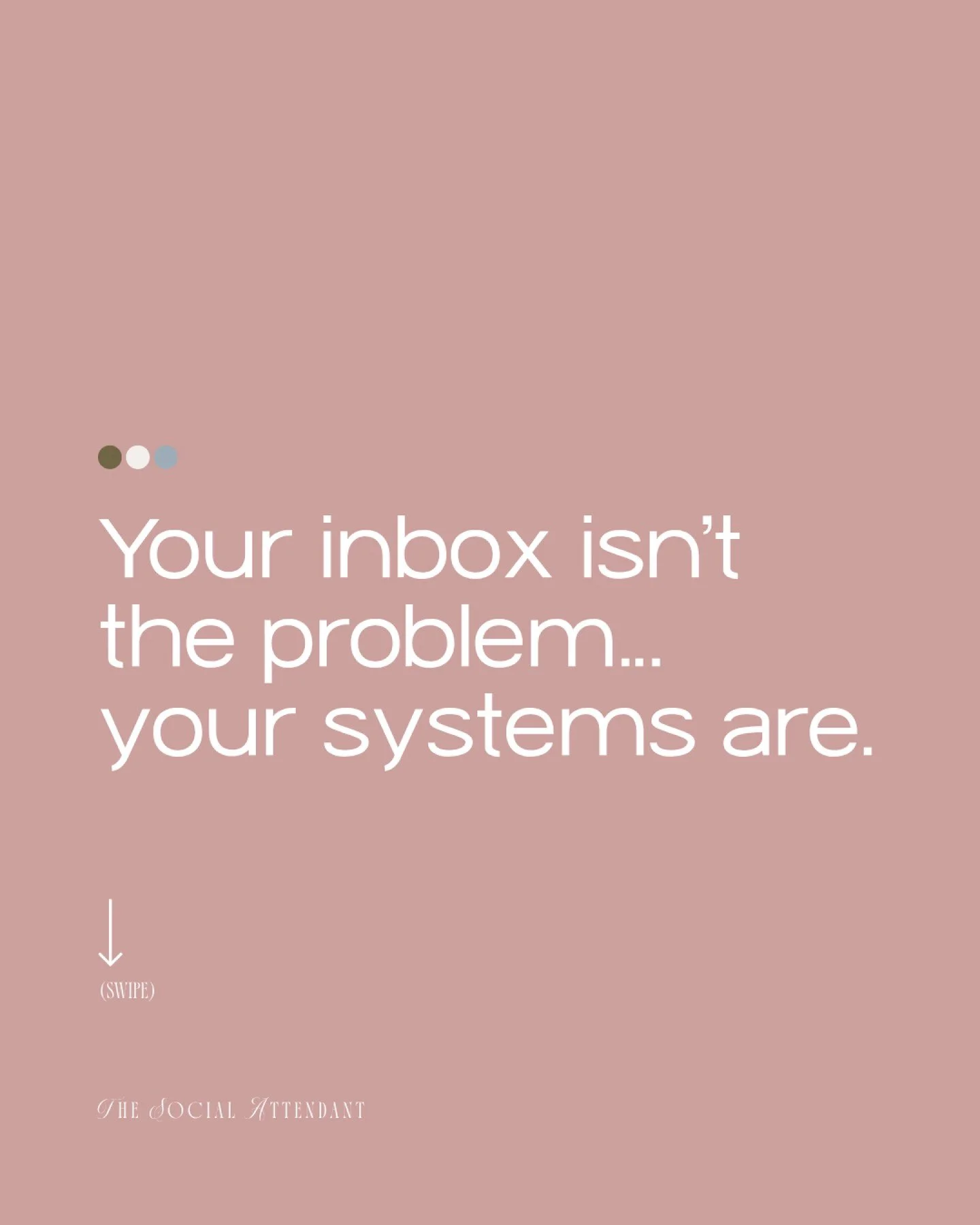 🚨 Your inbox isn&rsquo;t the problem&hellip; your systems are.

If your emails feel like a full-time job,
you&rsquo;re not &ldquo;too busy&rdquo;
you&rsquo;re just missing structure.

✨ Templates save time
✨ Boundaries protect your energy
✨ Organiza