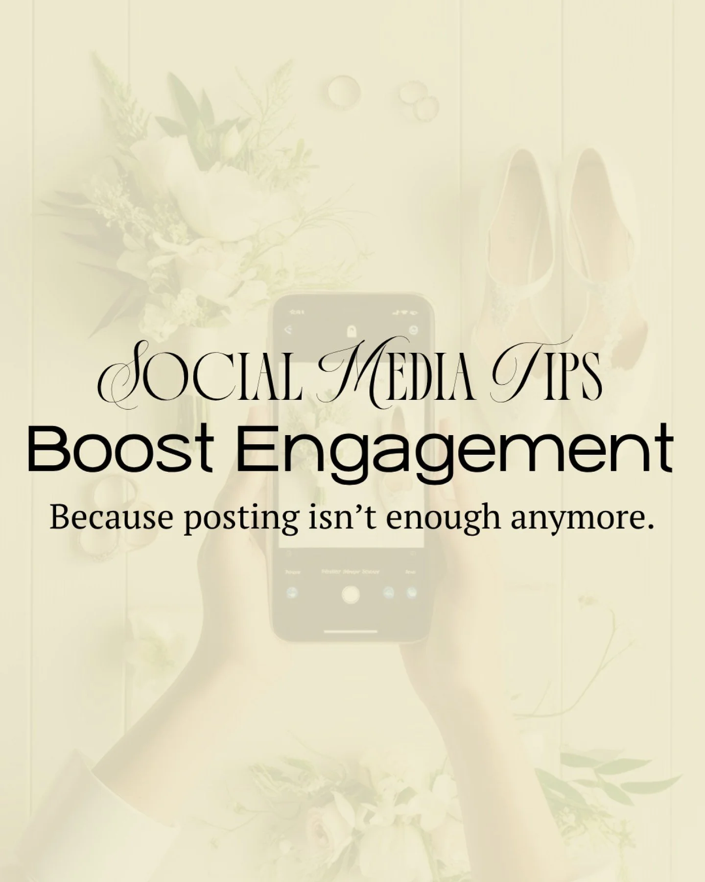Are you posting consistently&hellip; but hearing crickets?

Low engagement doesn&rsquo;t mean your content is bad.
It usually means your content isn&rsquo;t connecting yet.

The truth is, social media for wedding professionals has changed.

It&rsquo;