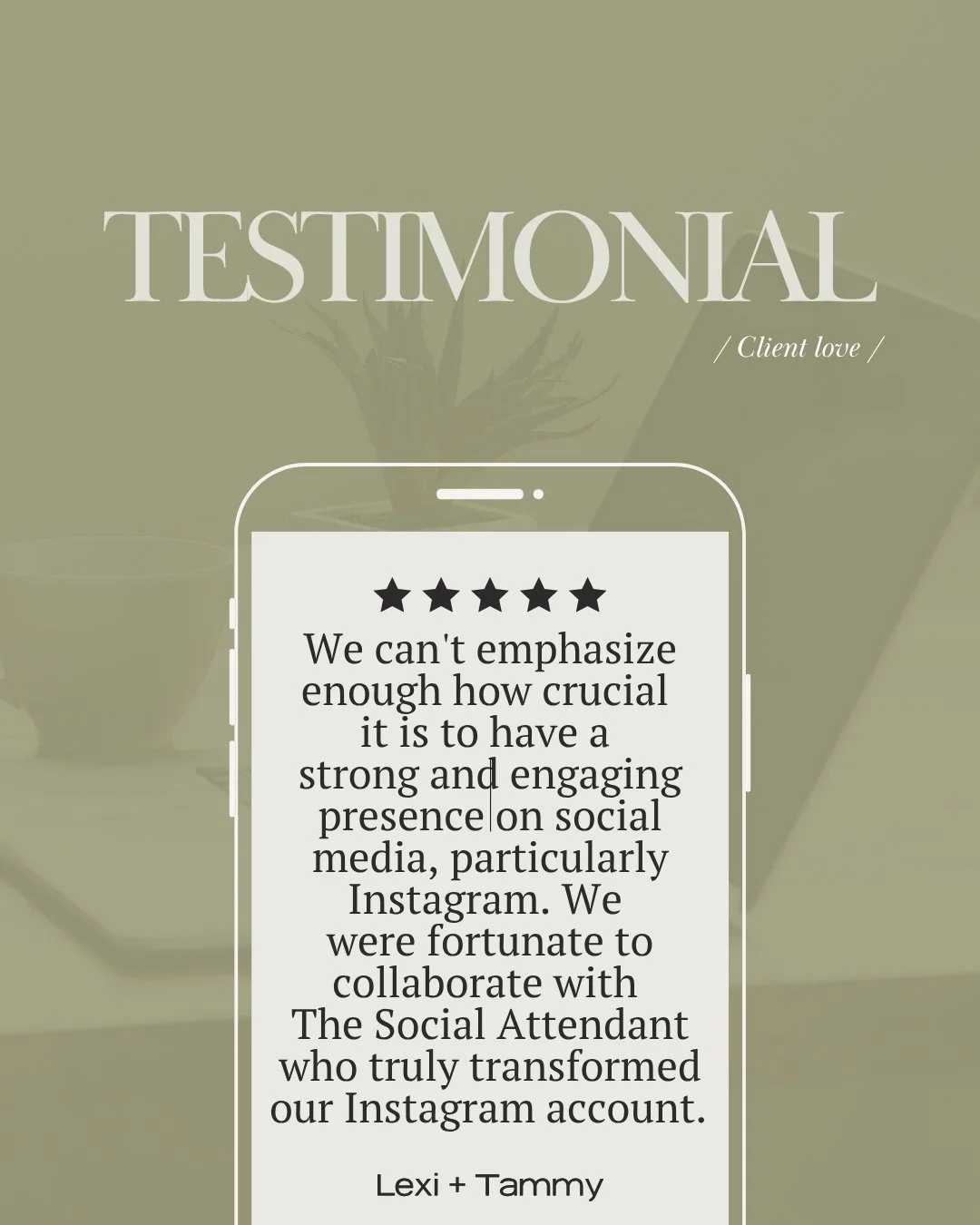 When your clients say things like this, you save the screenshot AND frame it. 

Lexi and Tammy came to us ready for a real transformation on Instagram, and hearing that we exceeded their expectations? That's literally why we do this work.
Because her