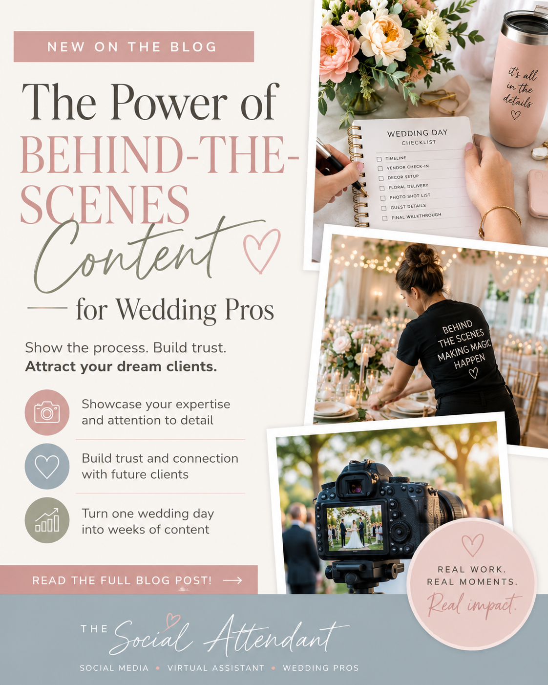 The Power of Behind-the-Scenes Content for Wedding Pros