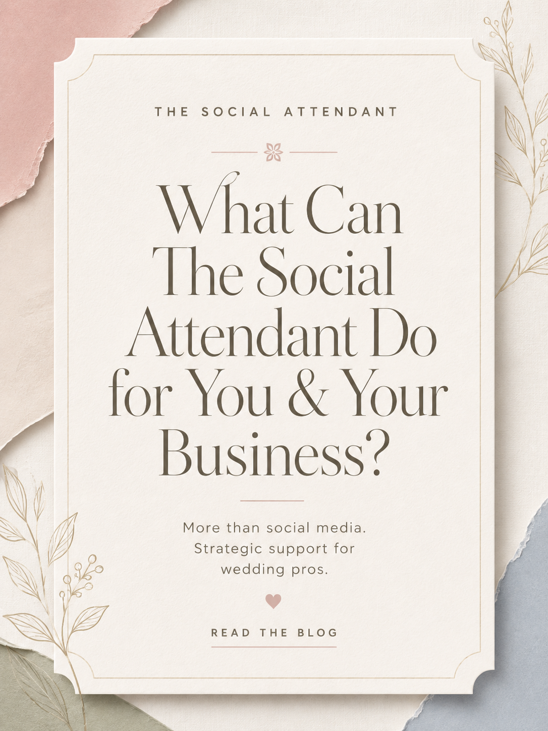 What Can The Social Attendant Do for You and Your Wedding Business?