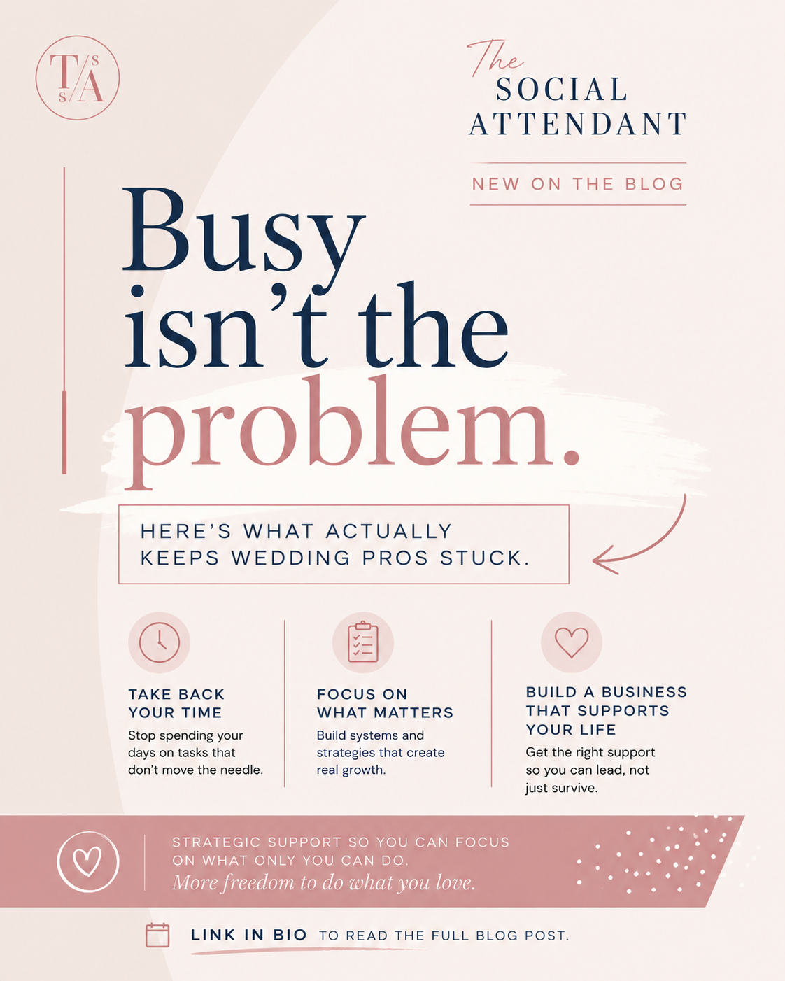 Busy Isn't the Problem. Here's What Actually Keeps Wedding Pros Stuck