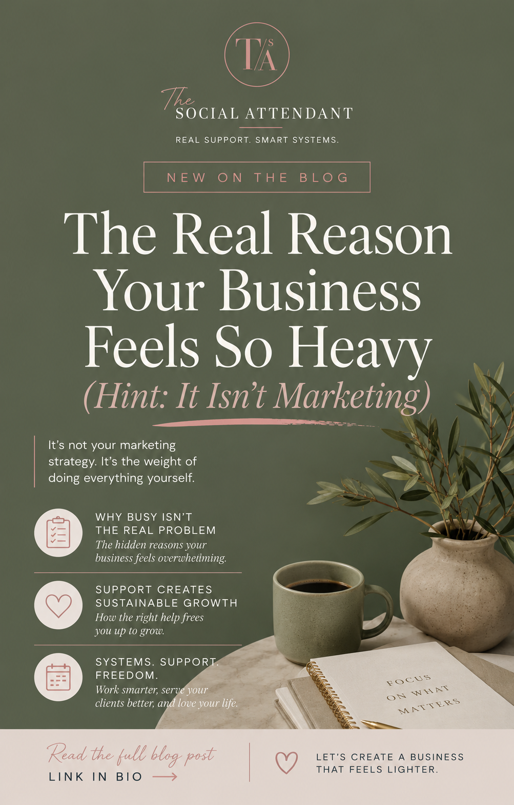 The Real Reason Your Business Feels So Heavy (Hint: It Isn't Marketing)