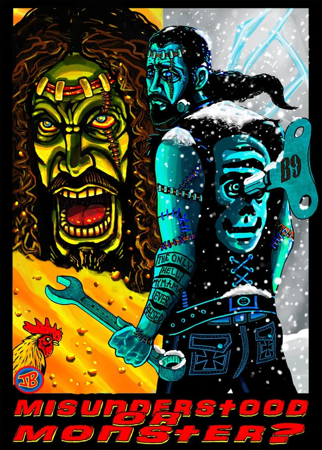 Misunderstood or Monster (12 x 17) Digital Painting