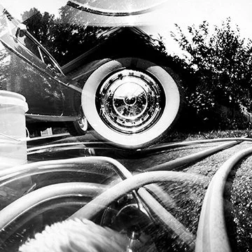 Hubcap – Pinhole Photography, 6” x  6”, 2017
