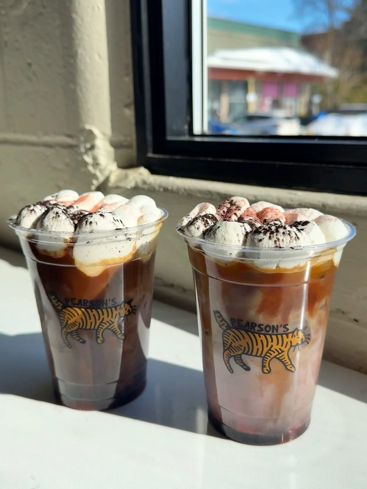 Appreciation post for this chocolate covered strawberry tiramisu latte from @ilovepearsonsroc .. Consider this my petition to keep it permanently on the menu 🍫🍓