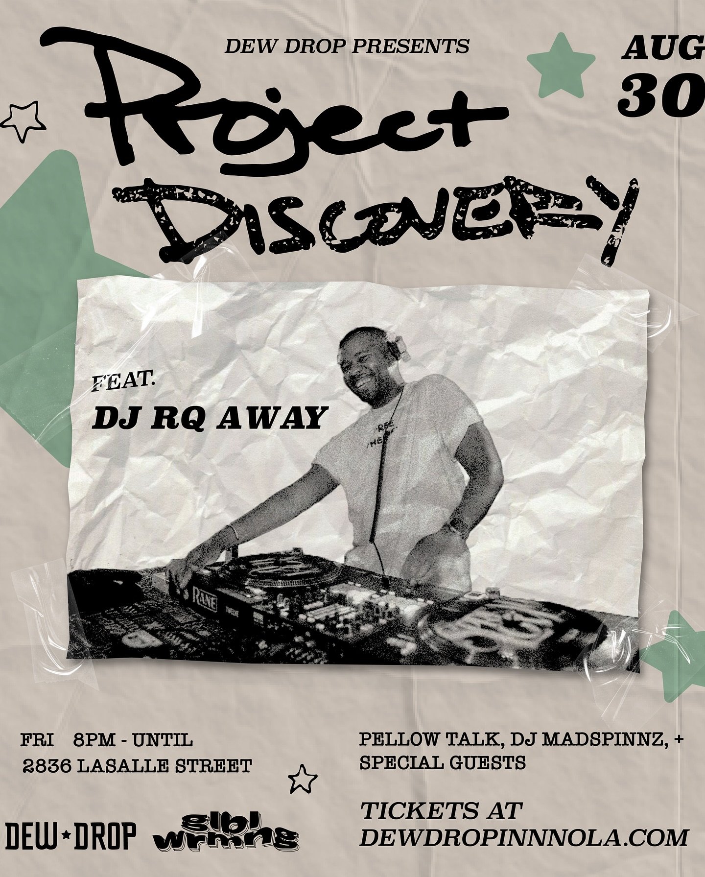 Y&rsquo;all ready to dance?!? Meet us at the historic Black-owned @dewdropinnnola for our next installment of &ldquo;Project Discovery&rdquo; this Friday. We&rsquo;ll be bringing you a Q&amp;A and danceable grooves from @rqaway x @djmadspinnz and @pe