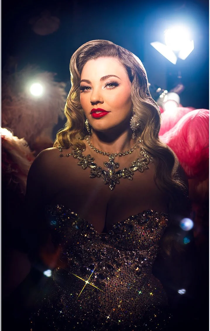 Katlin in her Burlesque Photoshoot