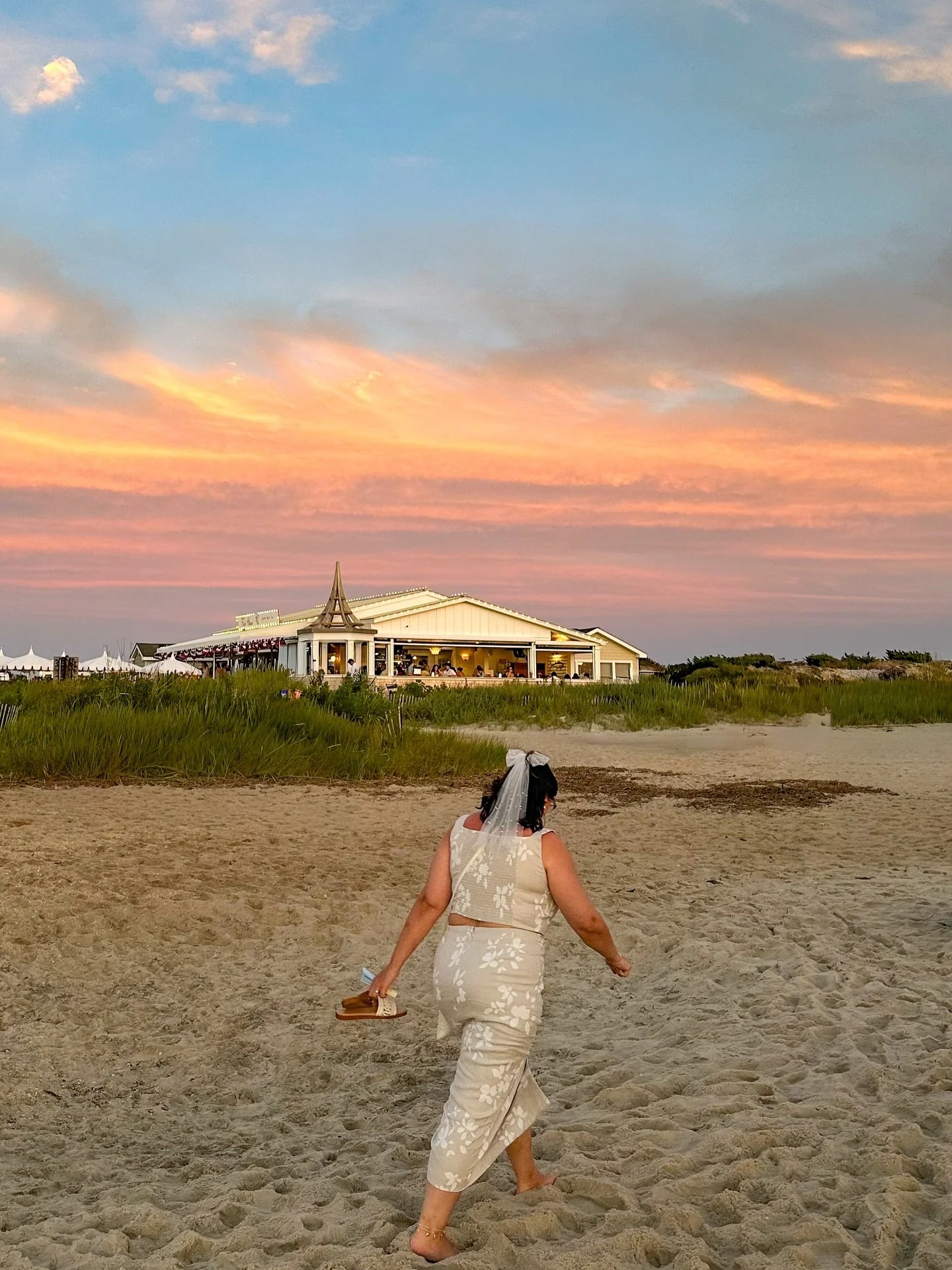 This past weekend was a dream made out of sunsets, perfect weather, heated debates about TSITP, peeing my pants laughing, seafood, endless prosecco, trauma bonding, porch hangs, TMI, being a fish, puppy naming, possible ghosts (last photo) and girlho