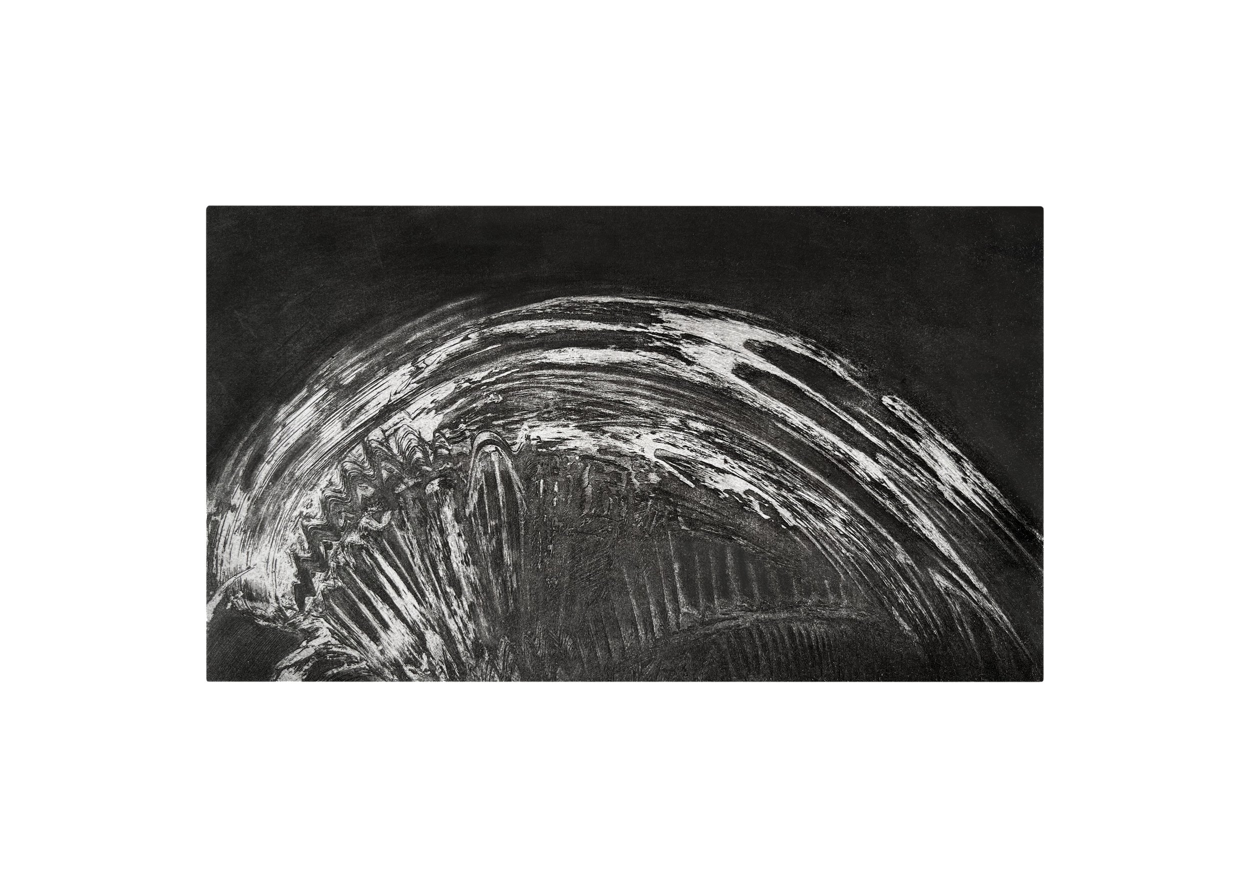 No. 032026.1, Aquatint Etching, 2026, 14 x 24 cm.

Edition held in the collection of Fondazione il Bisonte - per lo studio dell'arte Grafica, Florence, Italy