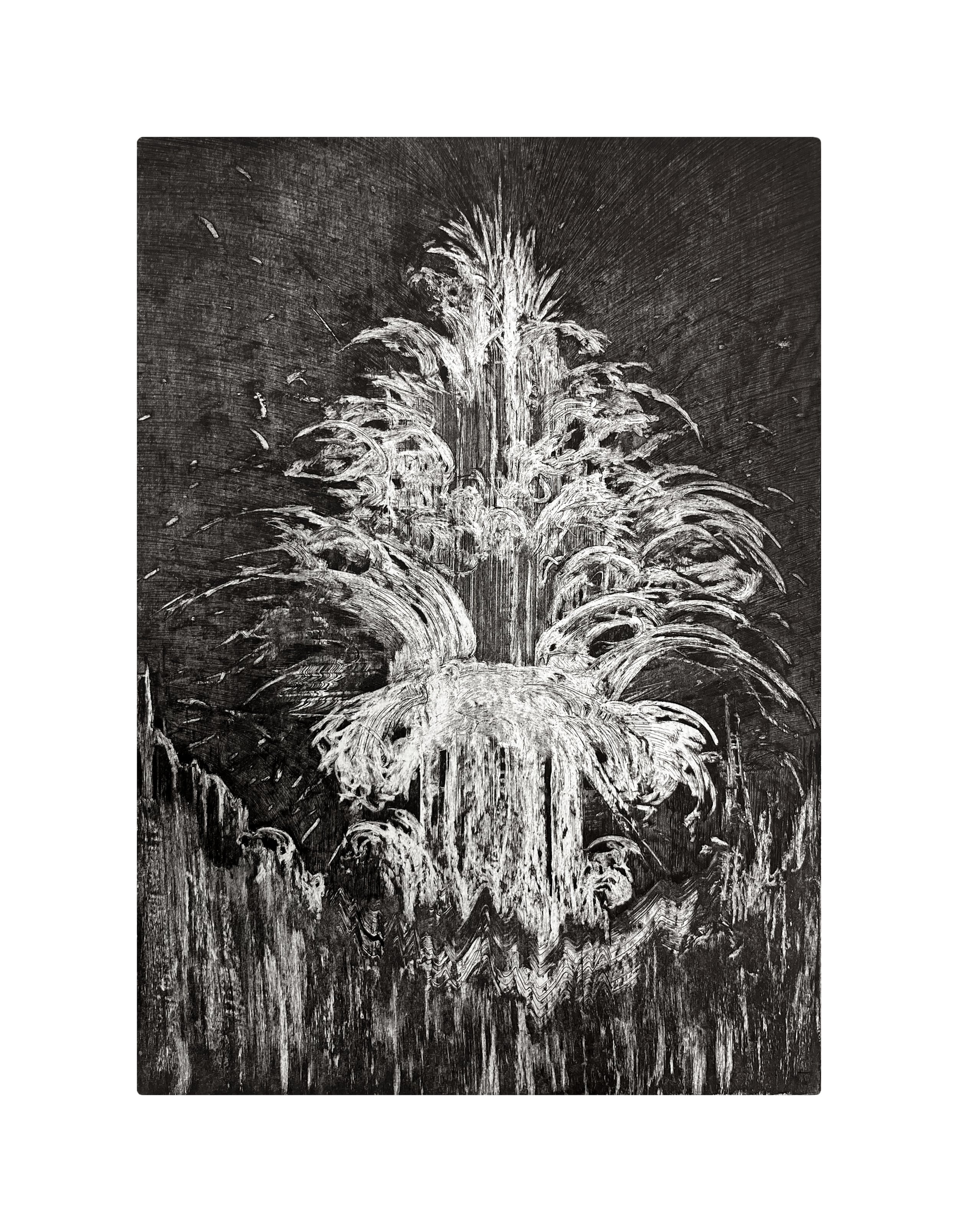 No. 050126.2, Aquatint Etching, 34.5 × 24.5 cm, 2026
Edition held in the collection of Fondazione il Bisonte - per lo studio dell'arte Grafica, Florence,Italy

Displayed in following Exhibition: Un anno al Bisonte. Florence, Italy June 2026