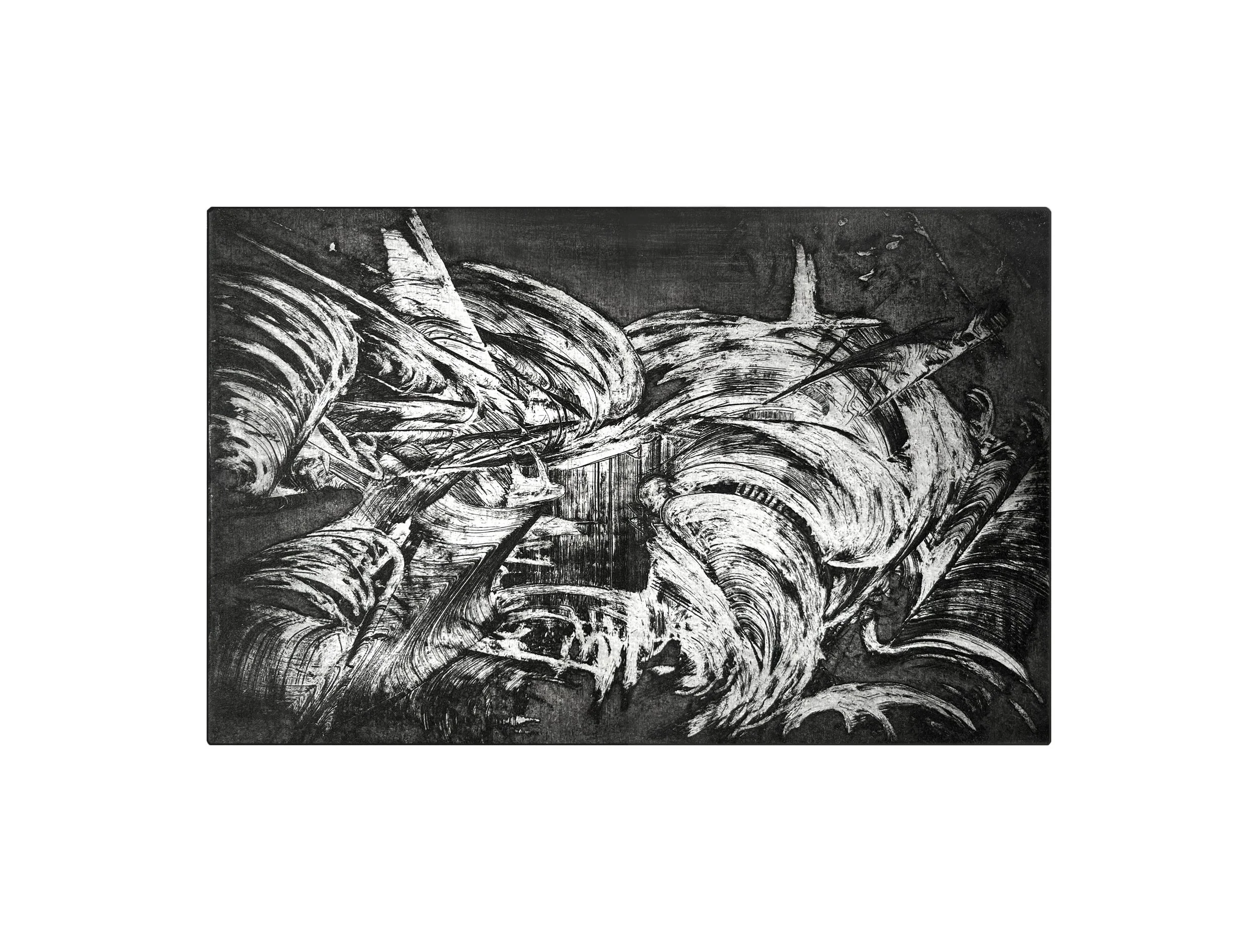 No. 041426.8, Aquatint Etching, 2026, 24 x 30 cm.