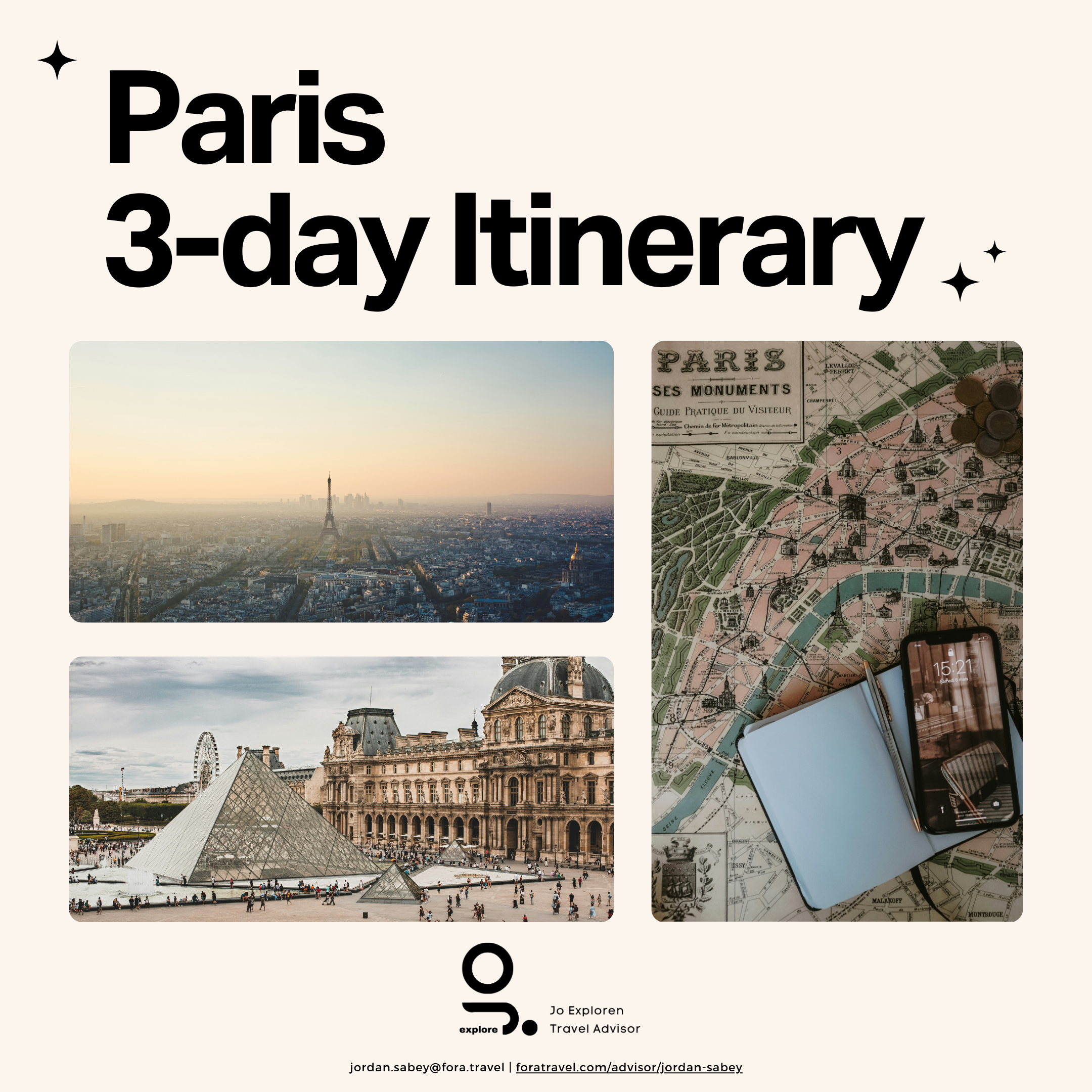 FREE Paris 3-Day Itinerary