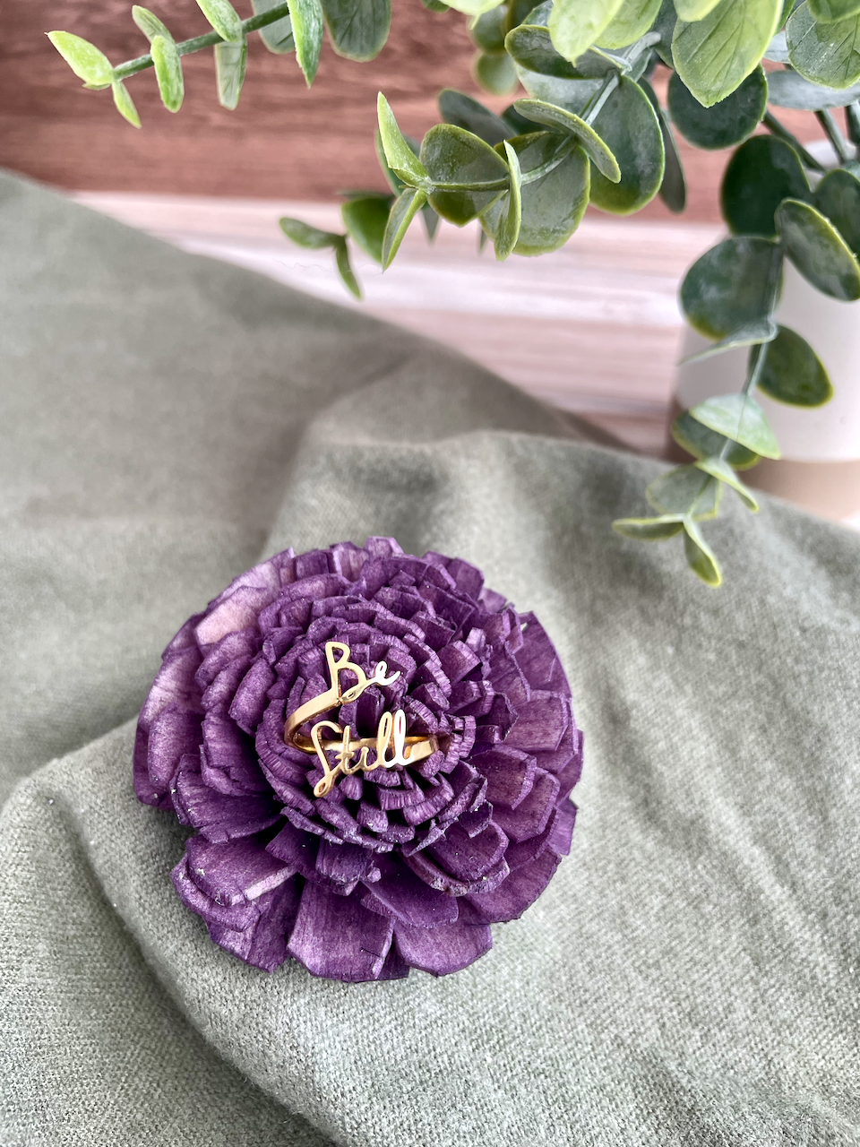 "Be Still" Ring