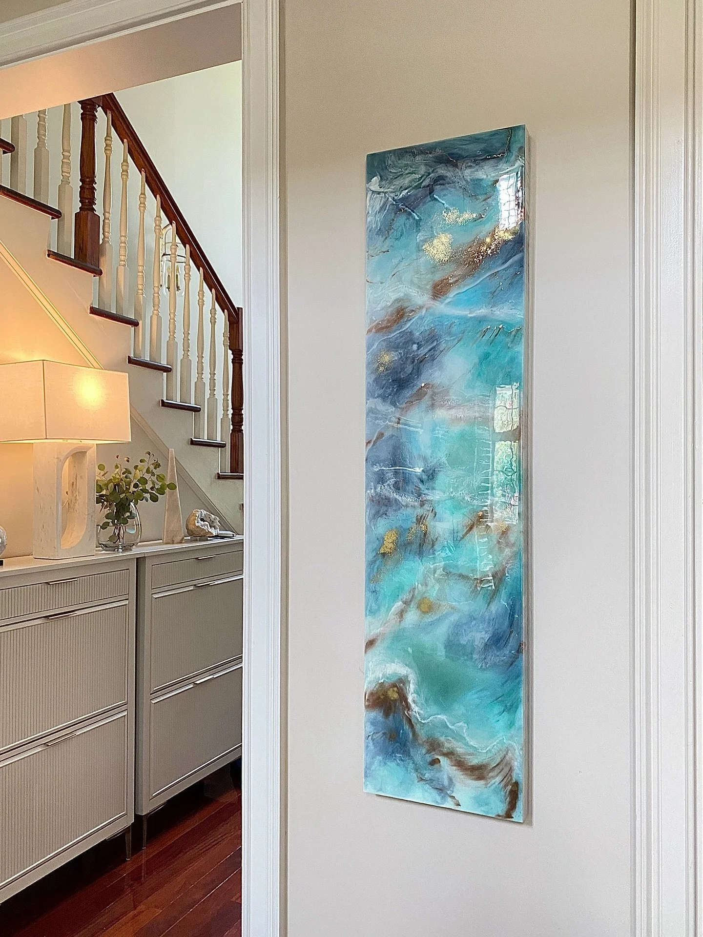 Dive right in - A little bit of the ocean on your walls! 

| No. 657 |
12x48&rdquo; 
Available
DM to inquire