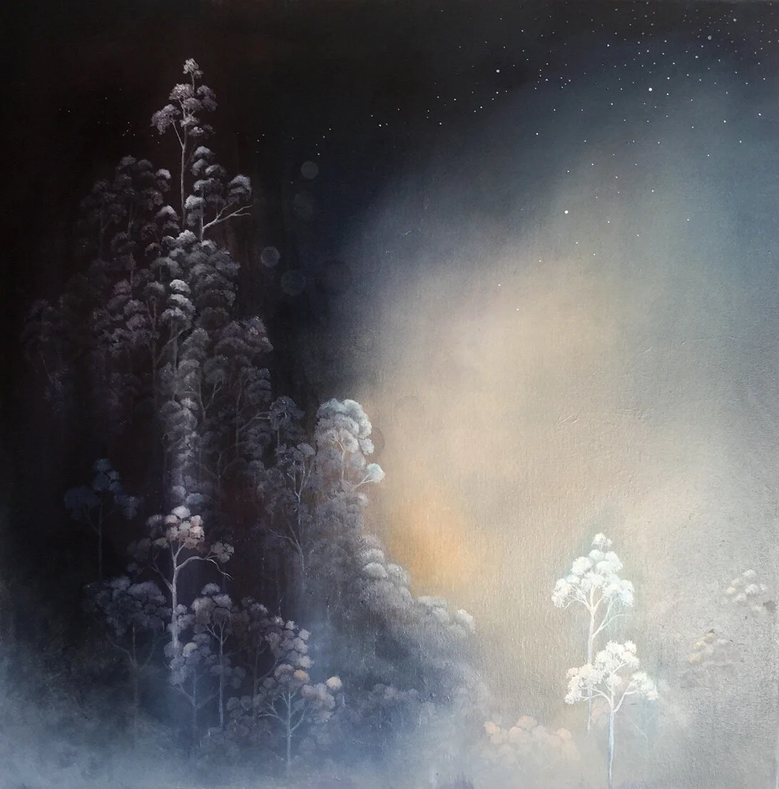 Sarah Island Tasmania, oil on canvas

 