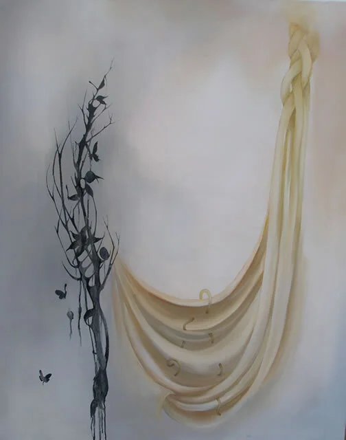 Untitled (Mourning Song), oil on canvas