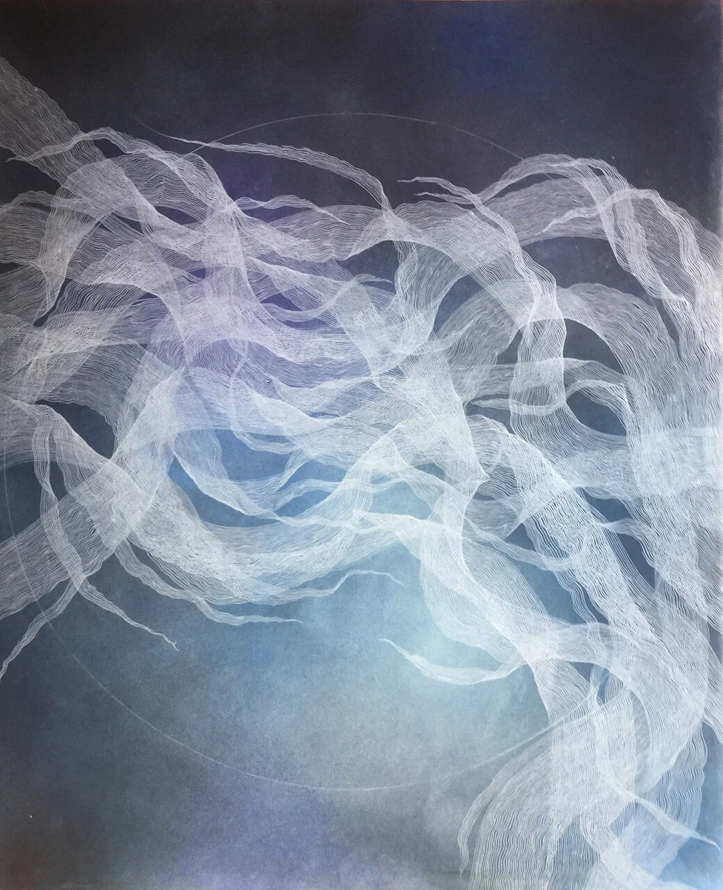 Chimera, pastel and charcoal on paper