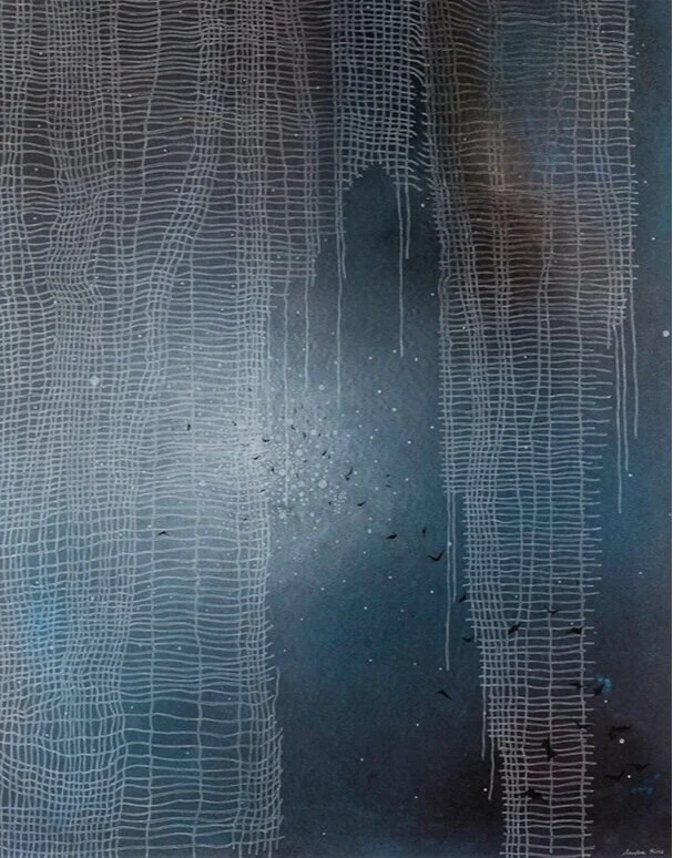 Beautiful Hopeless, pastel and charcoal on paper