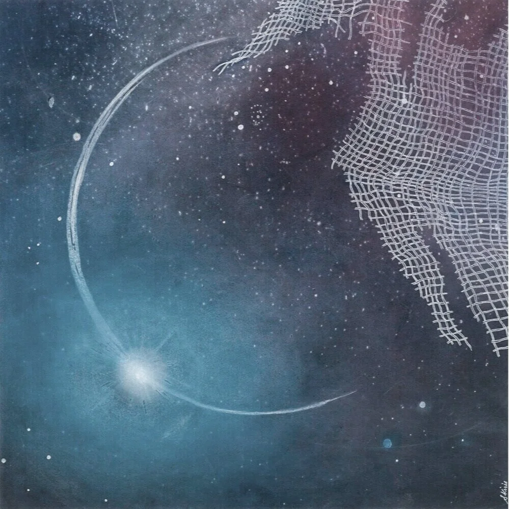 No Place to Touch Down 1, pastel and charcoal on paper