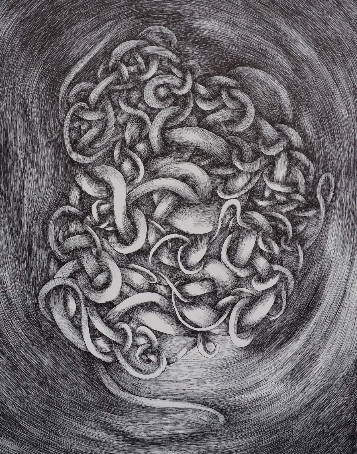 Going Rogue, pen on paper