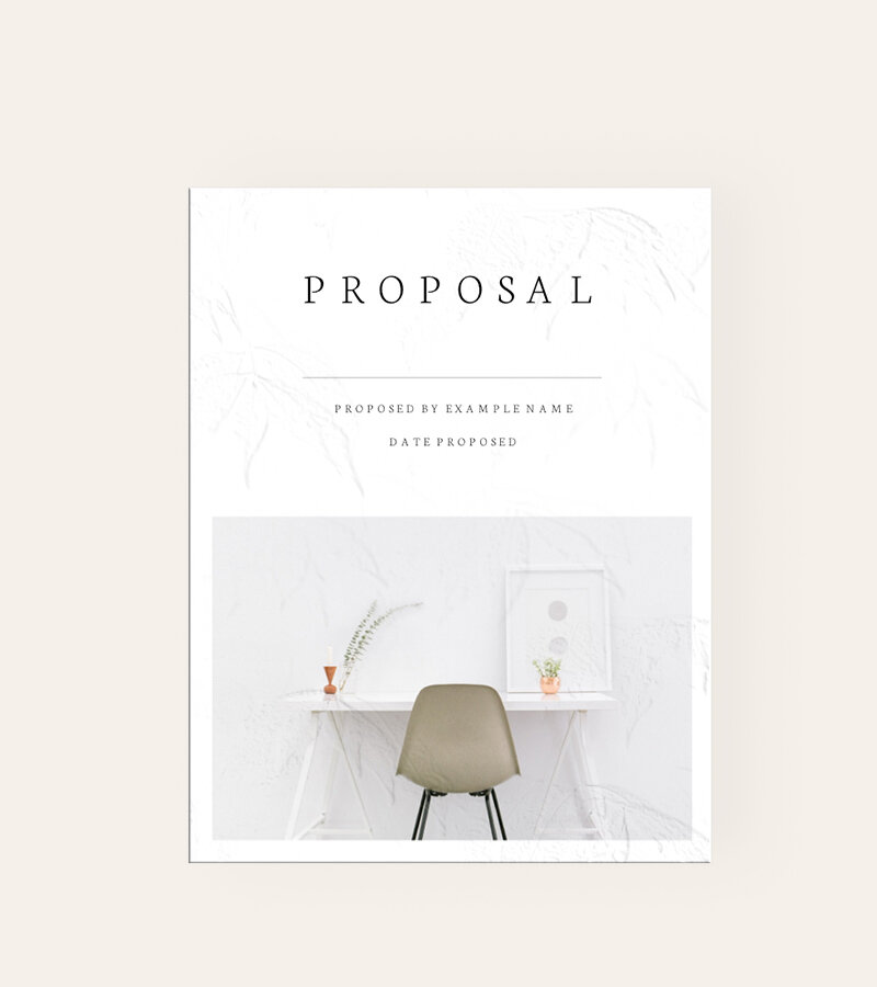 Project proposal template: Letterhead, Appendices, Resume templates (2 versions)