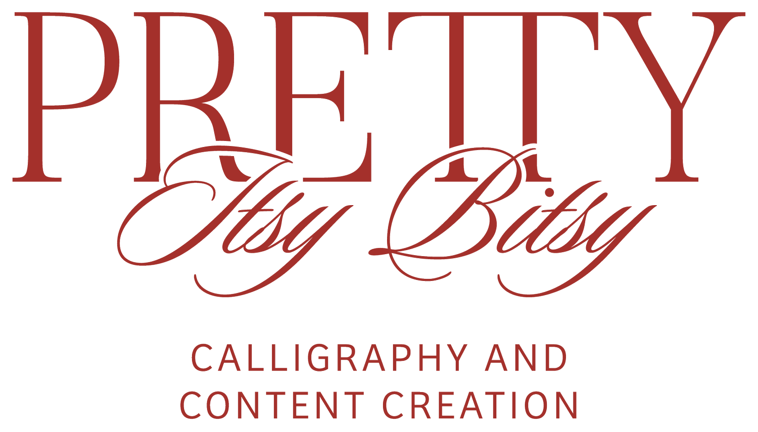 Vancouver Calligrapher | Pretty Itsy Bitsy