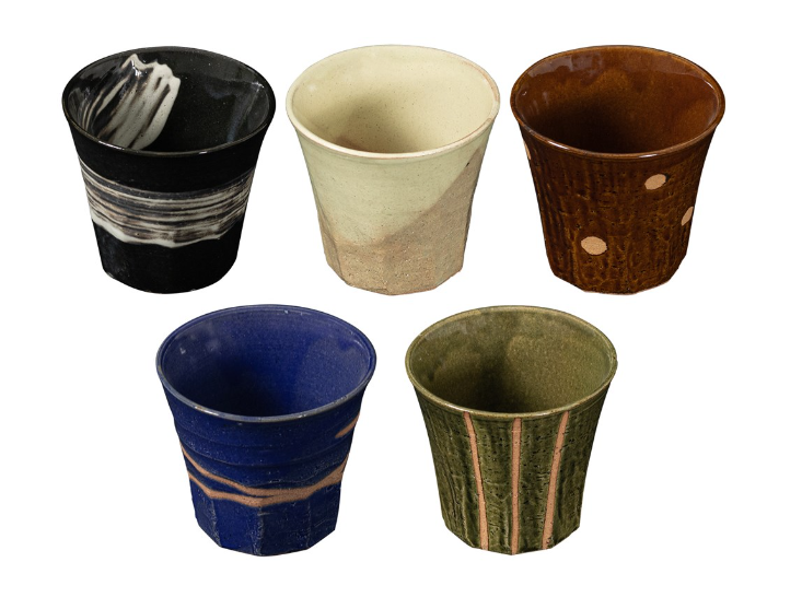 GOYUU Set of 5 Rock Cups