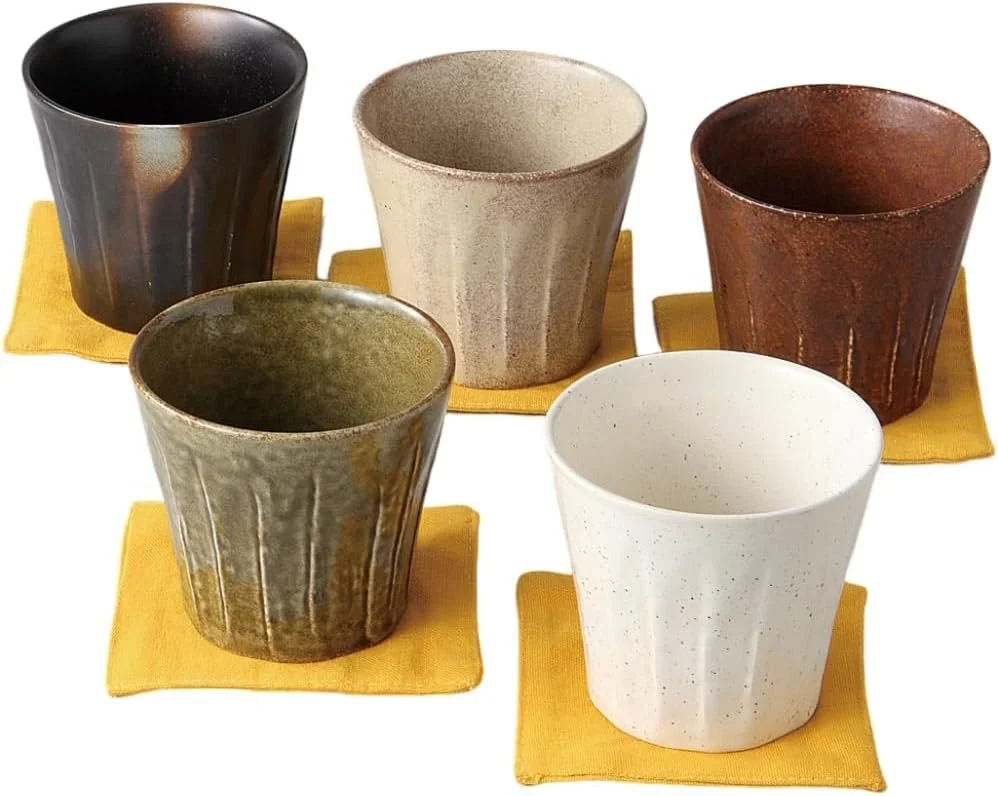Organic Element 5 Cup Set + Coasters