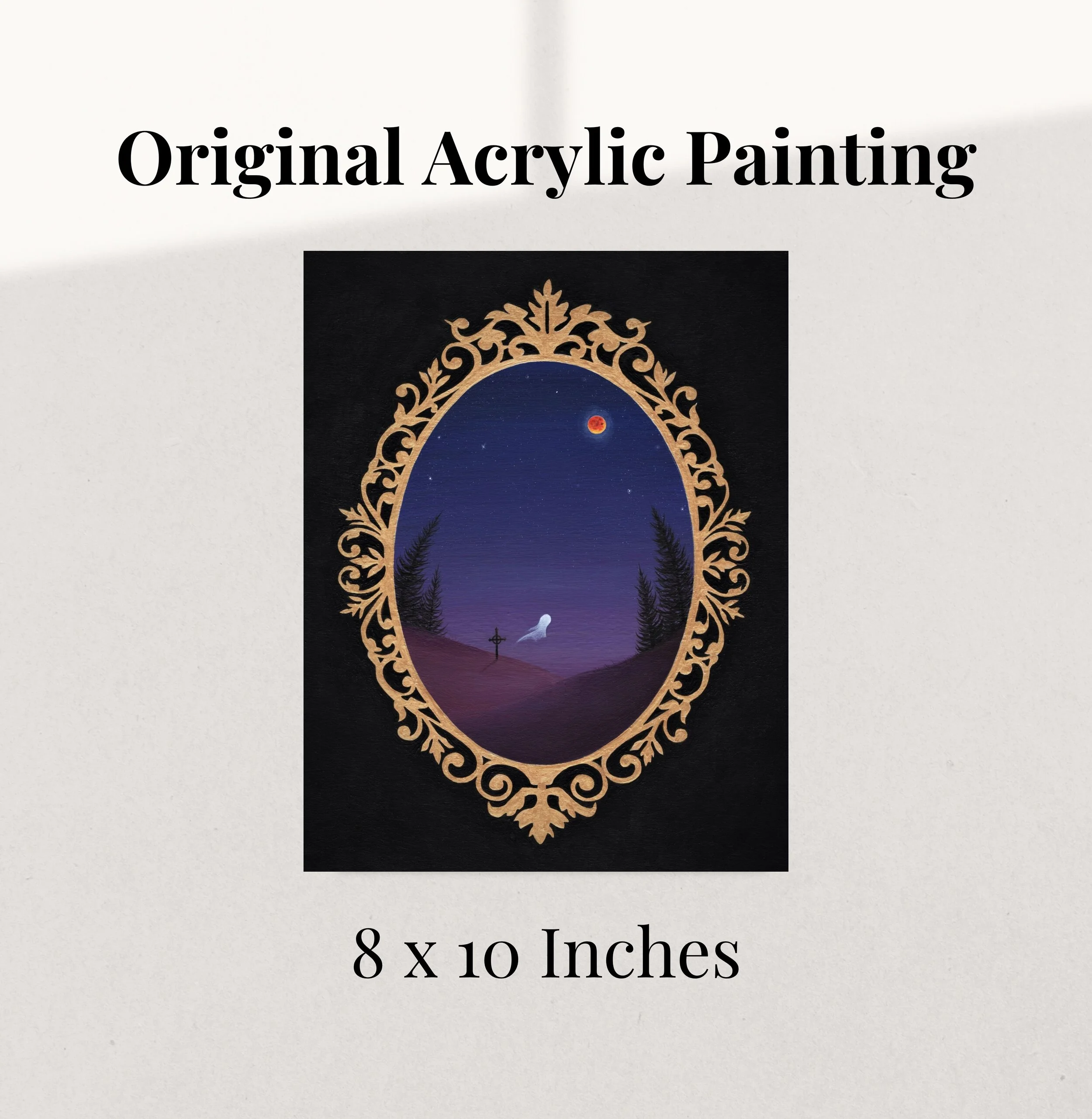 “Days Gone” 8x10 Inch Acrylic Painting — MLpaintings